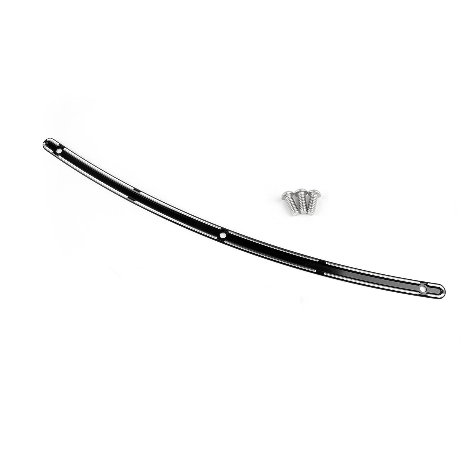 Black CNC Windshield Trim For Harley Touring Electra Glide FLHX 96-13 Generic