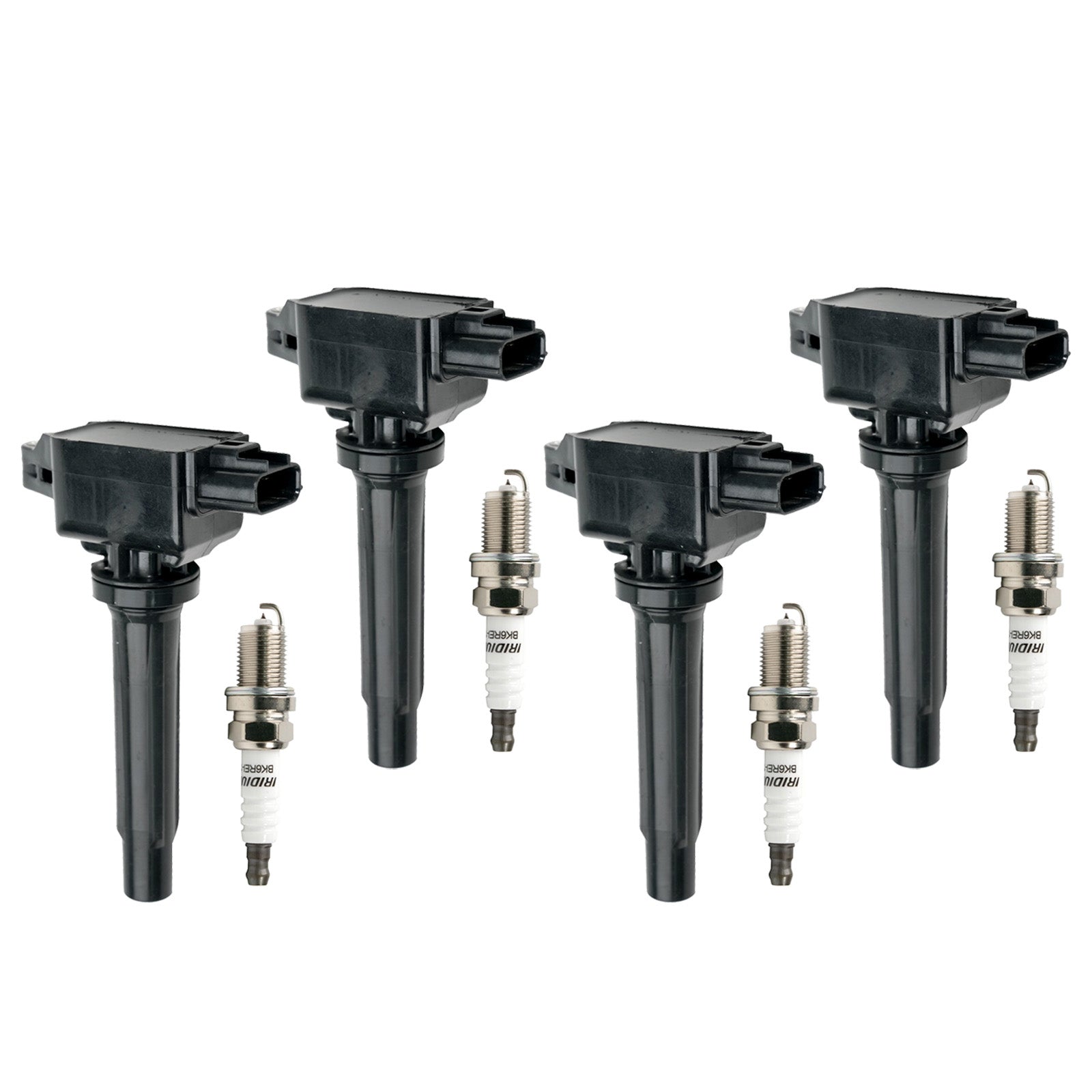 2016-2019 Mazda CX-3 2.0L L4 4x Ignition Coils+Spark Plugs UF656