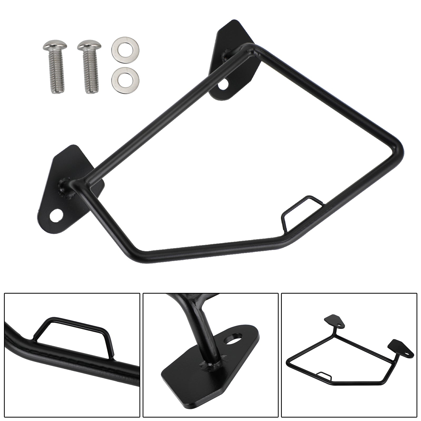 Side Saddle Bag Mounting Bracket Black Fit for HONDA CM/CMX 250/300/500 17-22