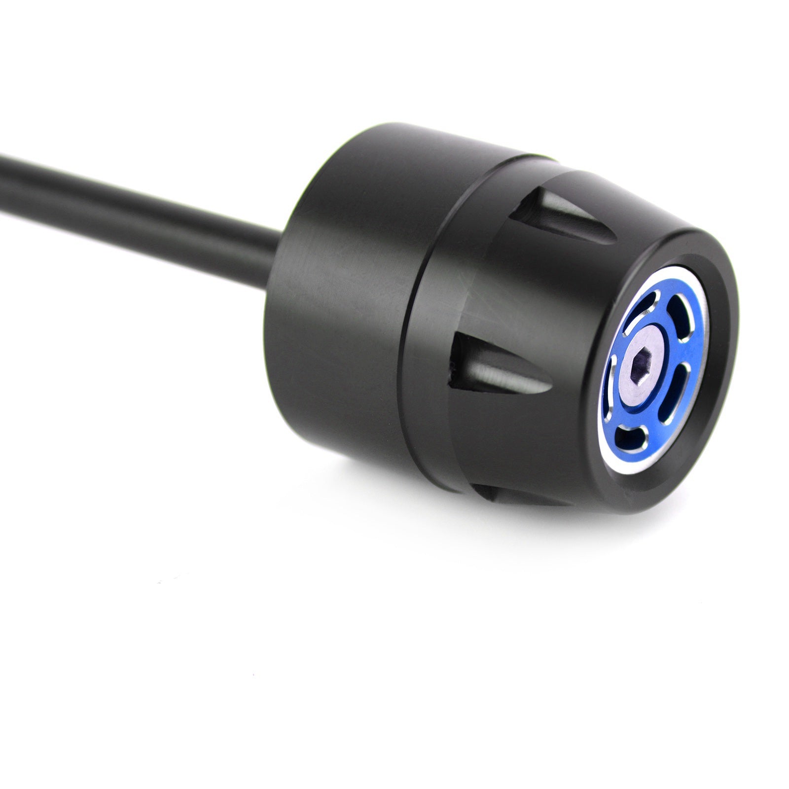 FRONT + REAR Axle Fork Wheel Slider Blue Fit for Ducati Scrambler 400 800 1100 Generic