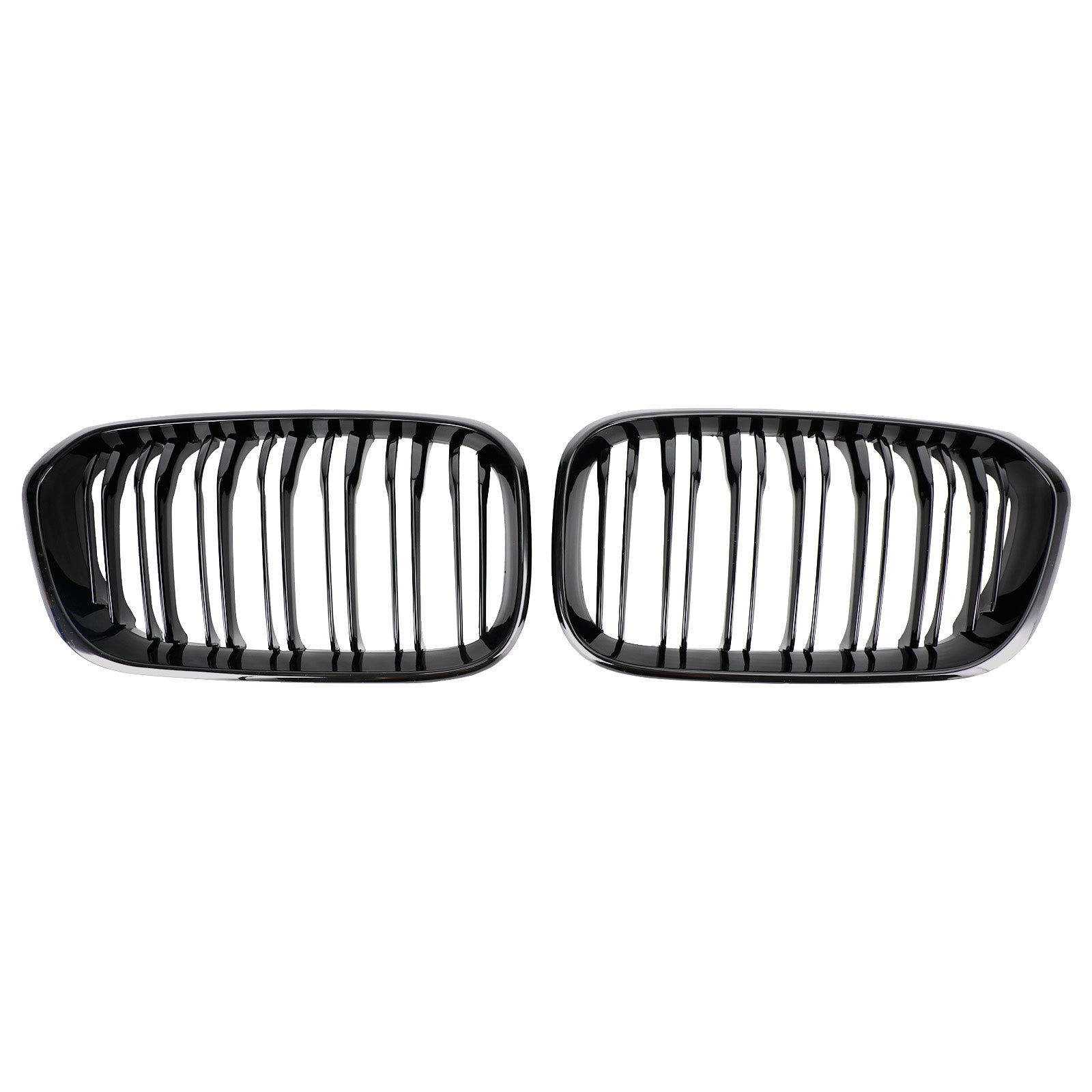 BMW 1 Series F20 F21 2015-2017 Gloss Black Double Front Kidney Grill Grille