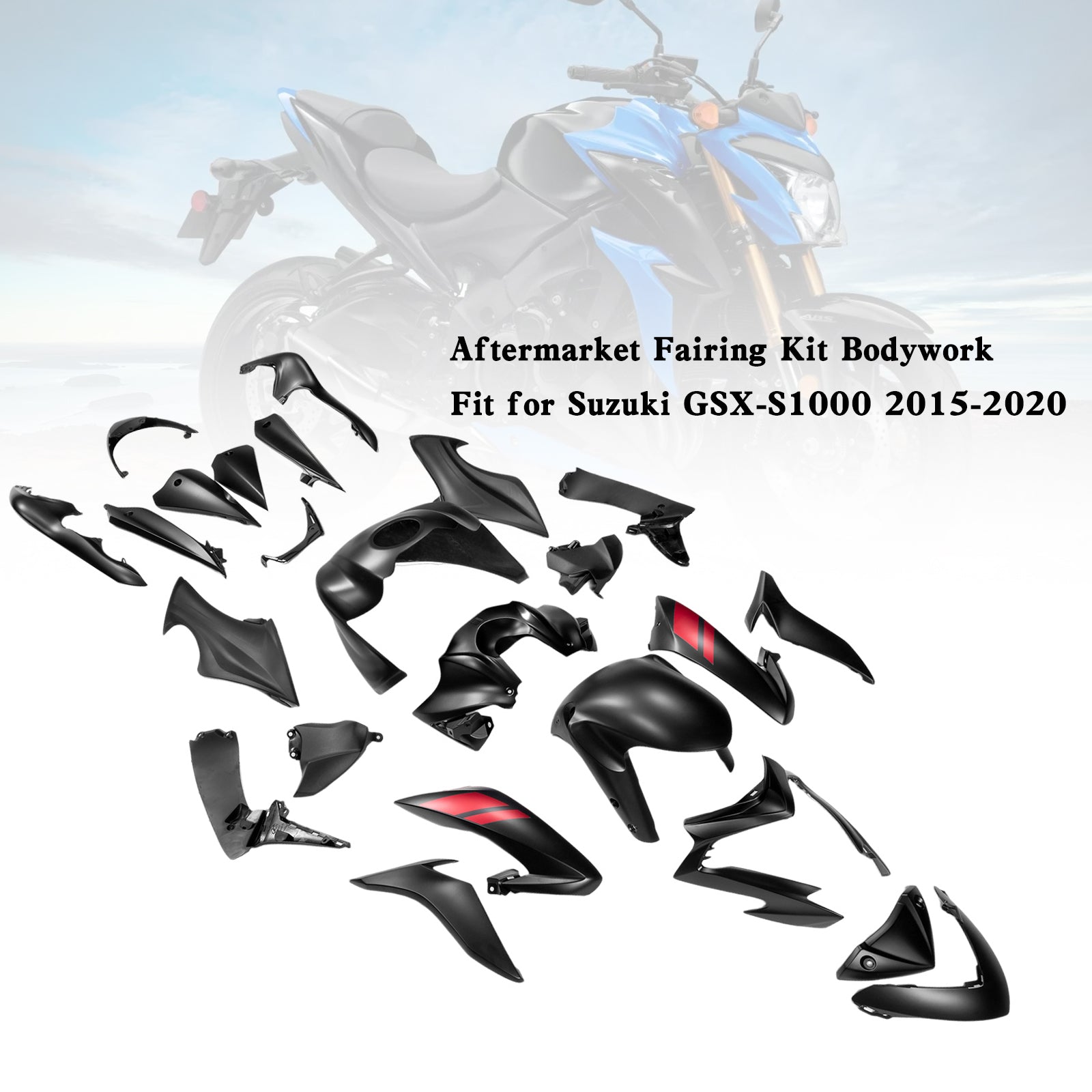 Suzuki GSX-S 1000 2015-2020 Plastic Bodywork Fairing Kit