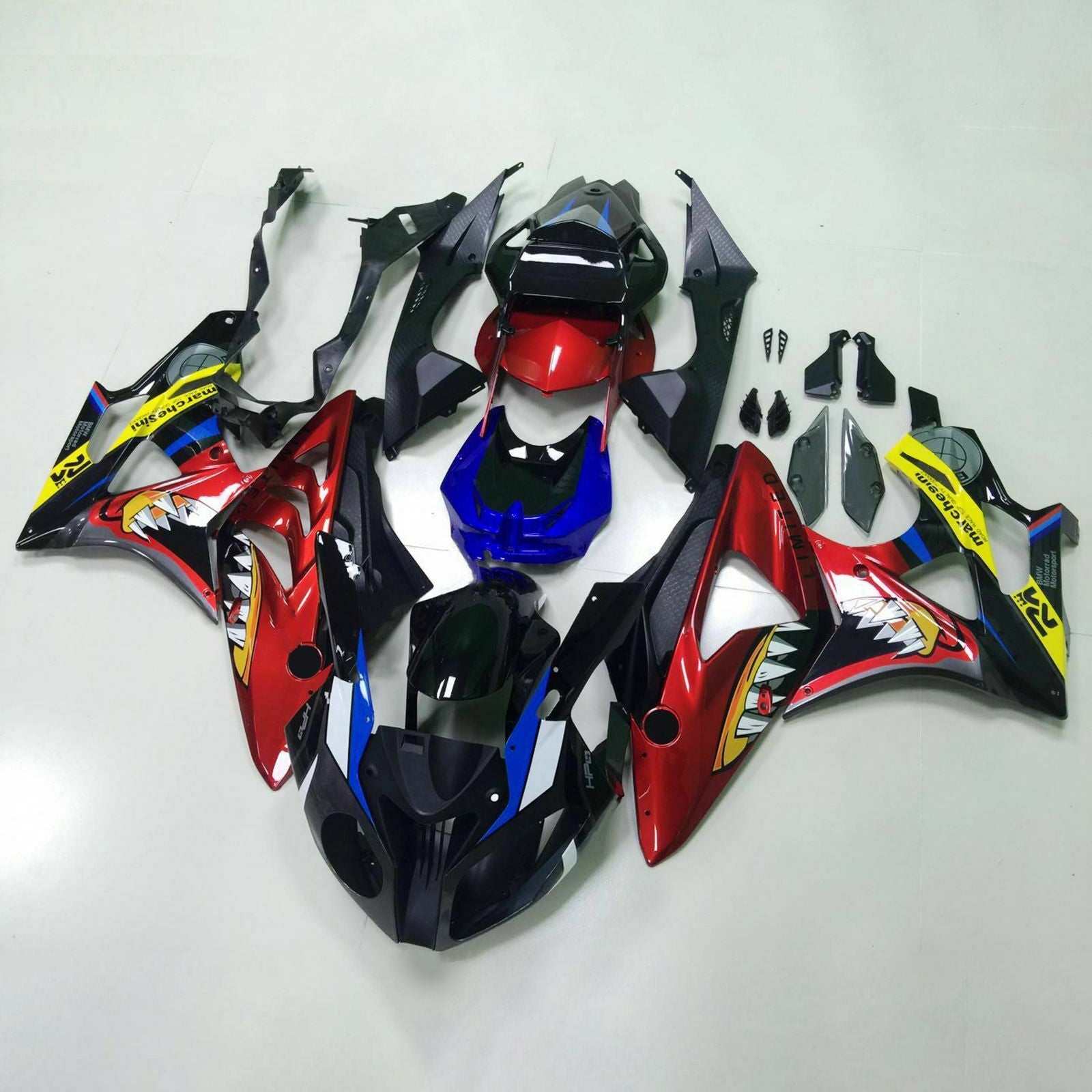 Injection Fairing Kit Bodywork Plastic ABS fit For BMW S1000RR 2009-2014 Generic