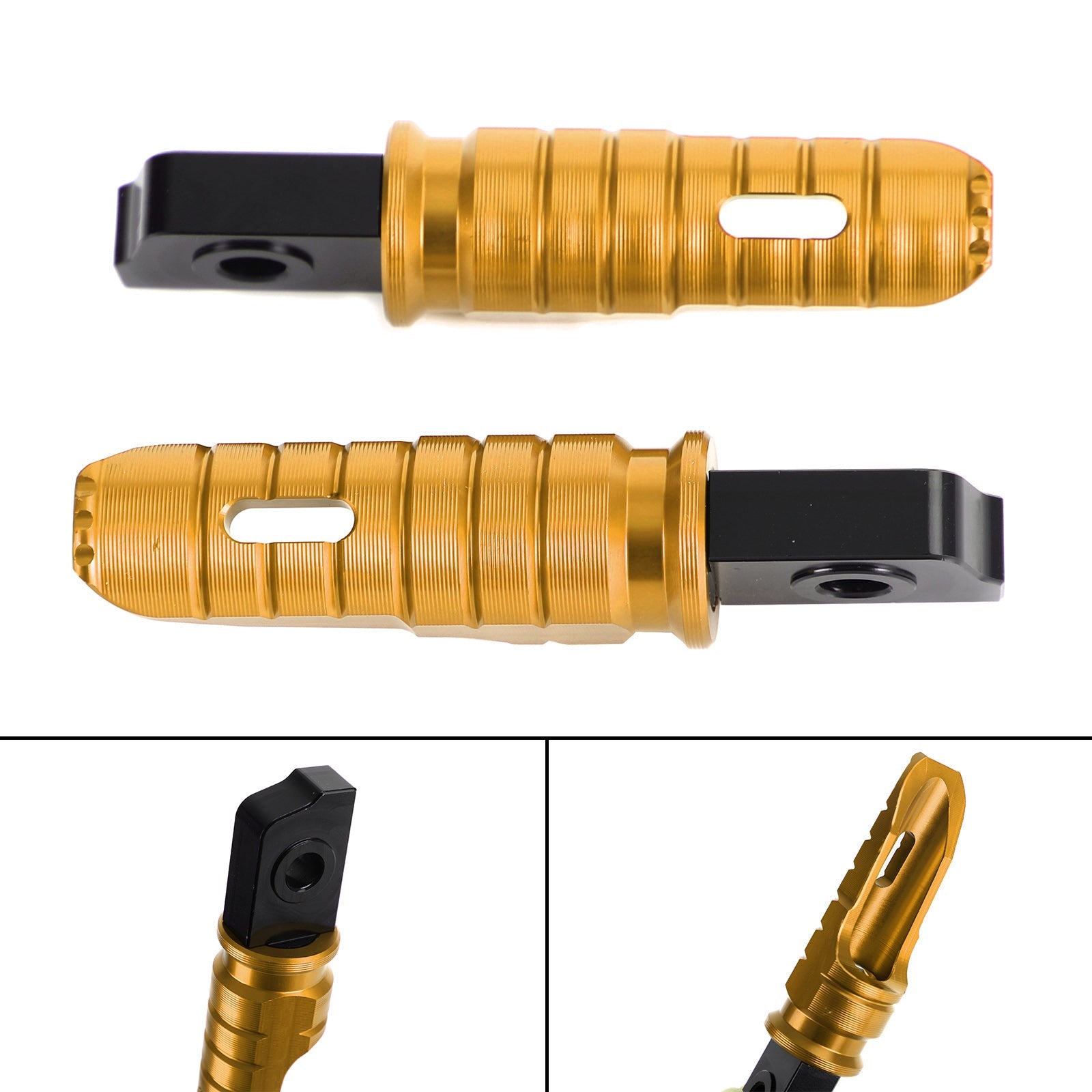 Reposapiés delanteros Pie Peg para Aprilia GPR 125 150 250 APR150 RS125 TUONO125 Genérico