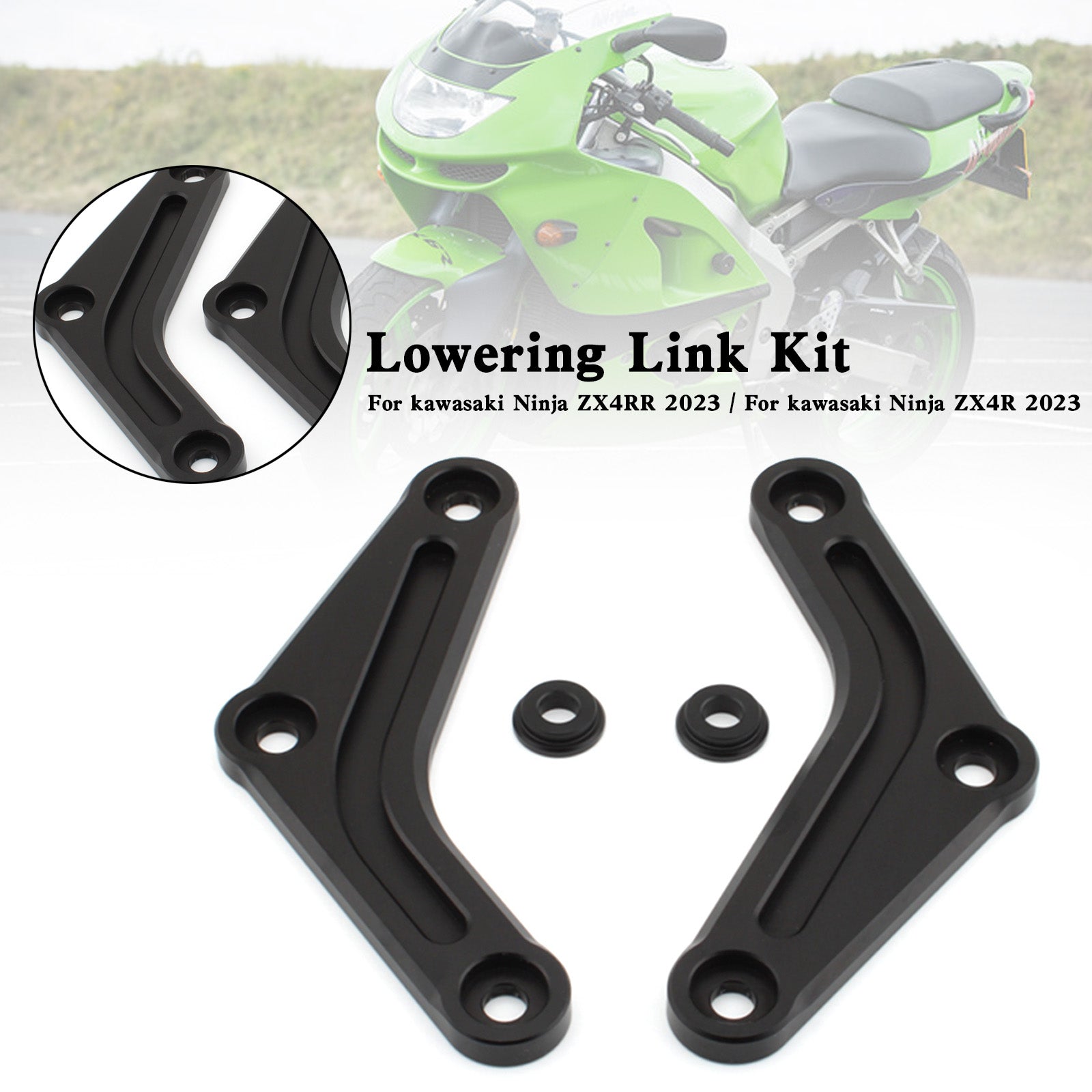 Adjustable Lowering Link Kit For kawasaki Ninja ZX-4R / ZX4RR 2023-2025