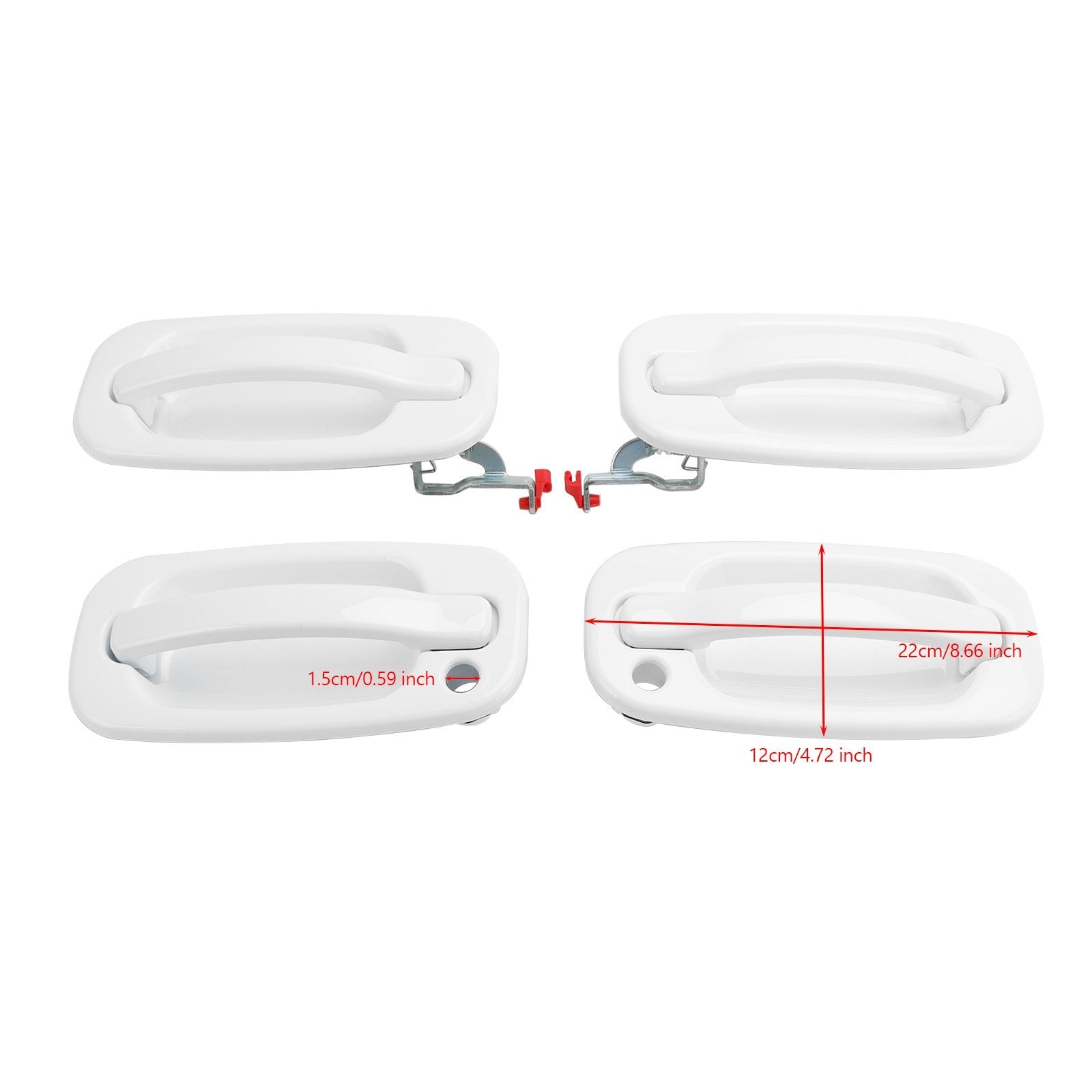 2000-2006 쉐보레 서버번 애벌랜치 캐딜락 에스컬레이드 4개 외장 도어 핸들 15029900 15029899 15182405 15029901