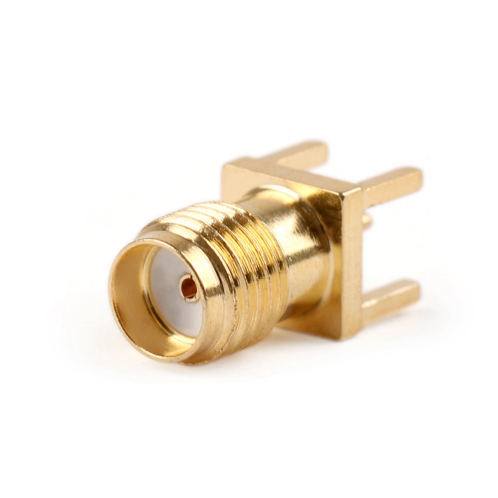 10x SMA Female Jack Solder PCB Board Mount Straight RF Connector Positive Feet