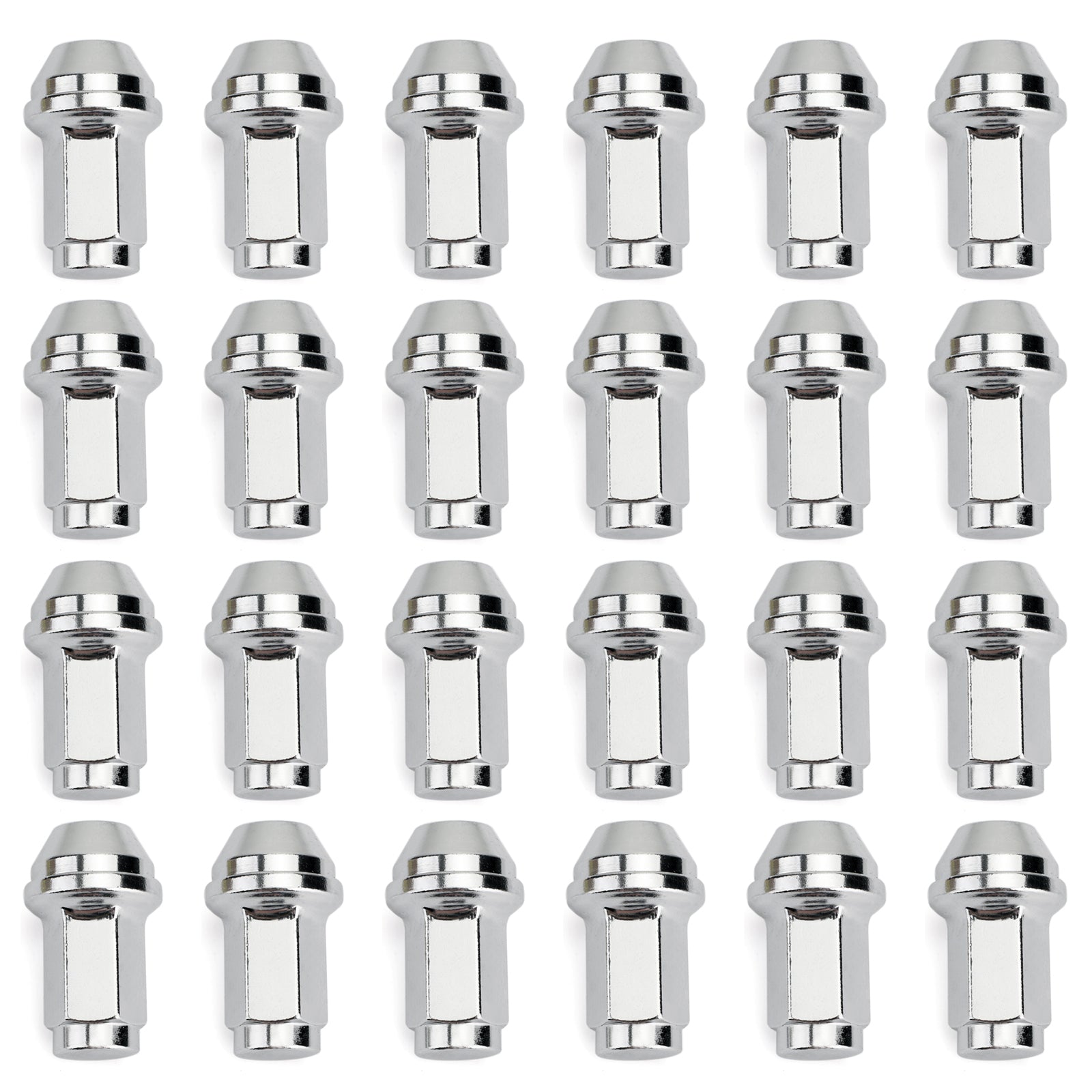 14x2 Carbon Steel Lugs Nuts For Ford F150 Expedition Lug 4L3Z-1012-A 24pcs Generic