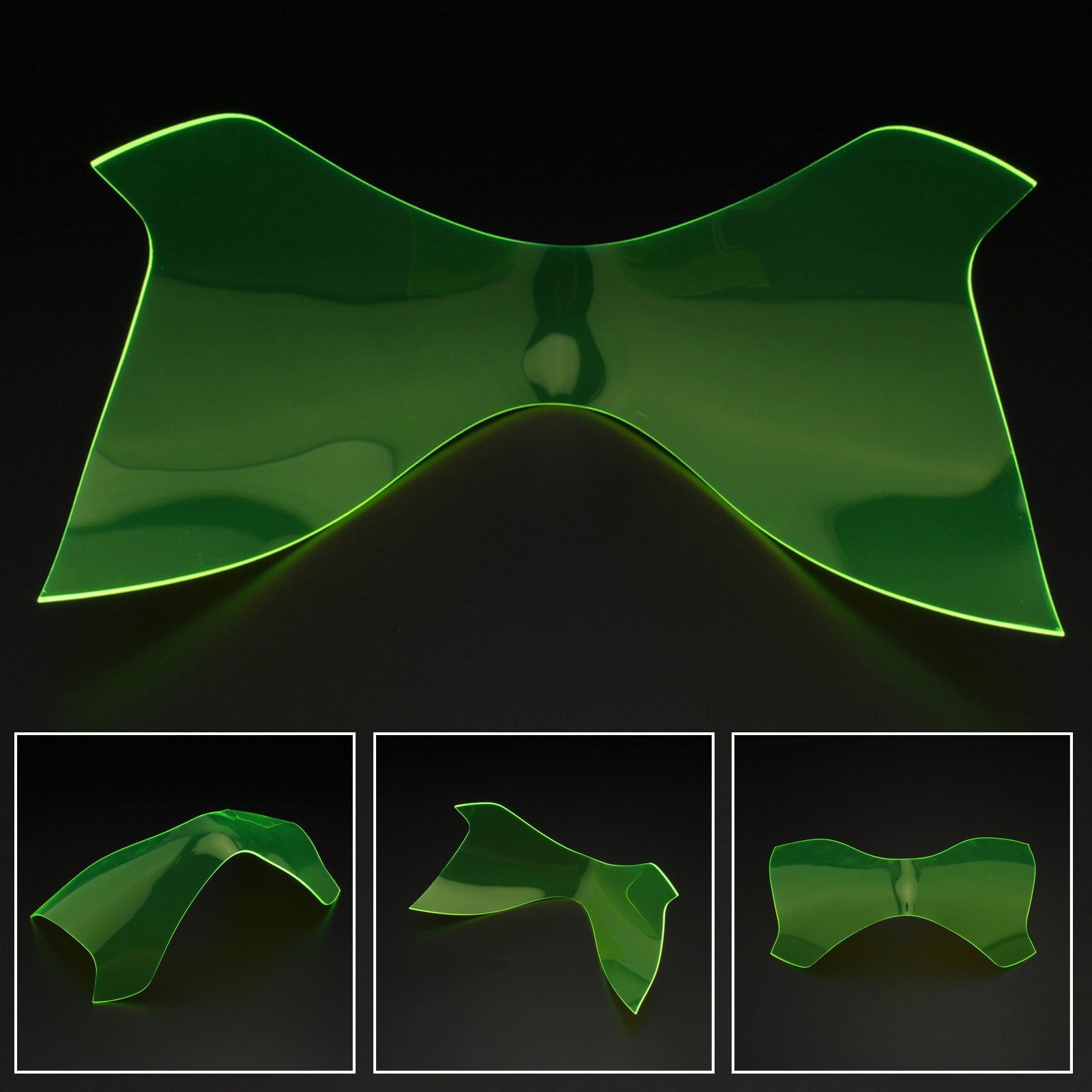 가와사키 Z900 17-19 스모크 일반용 프론트 헤드라이트 렌즈 가드 보호대 램프 렌즈