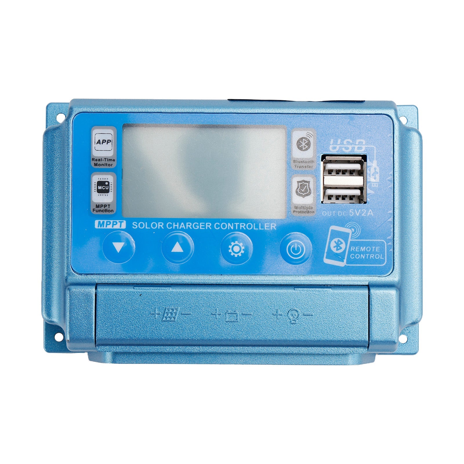 30A/40A/50A/60A MPPT 블루투스 APP 태양광 충전 컨트롤러 충전기 12V-60V 골드