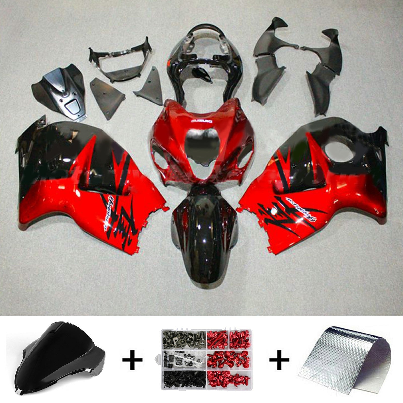 Suzuki Hayabusa GSX1300R 1999-2007 Fairing Kit Bodywork Plastic ABS