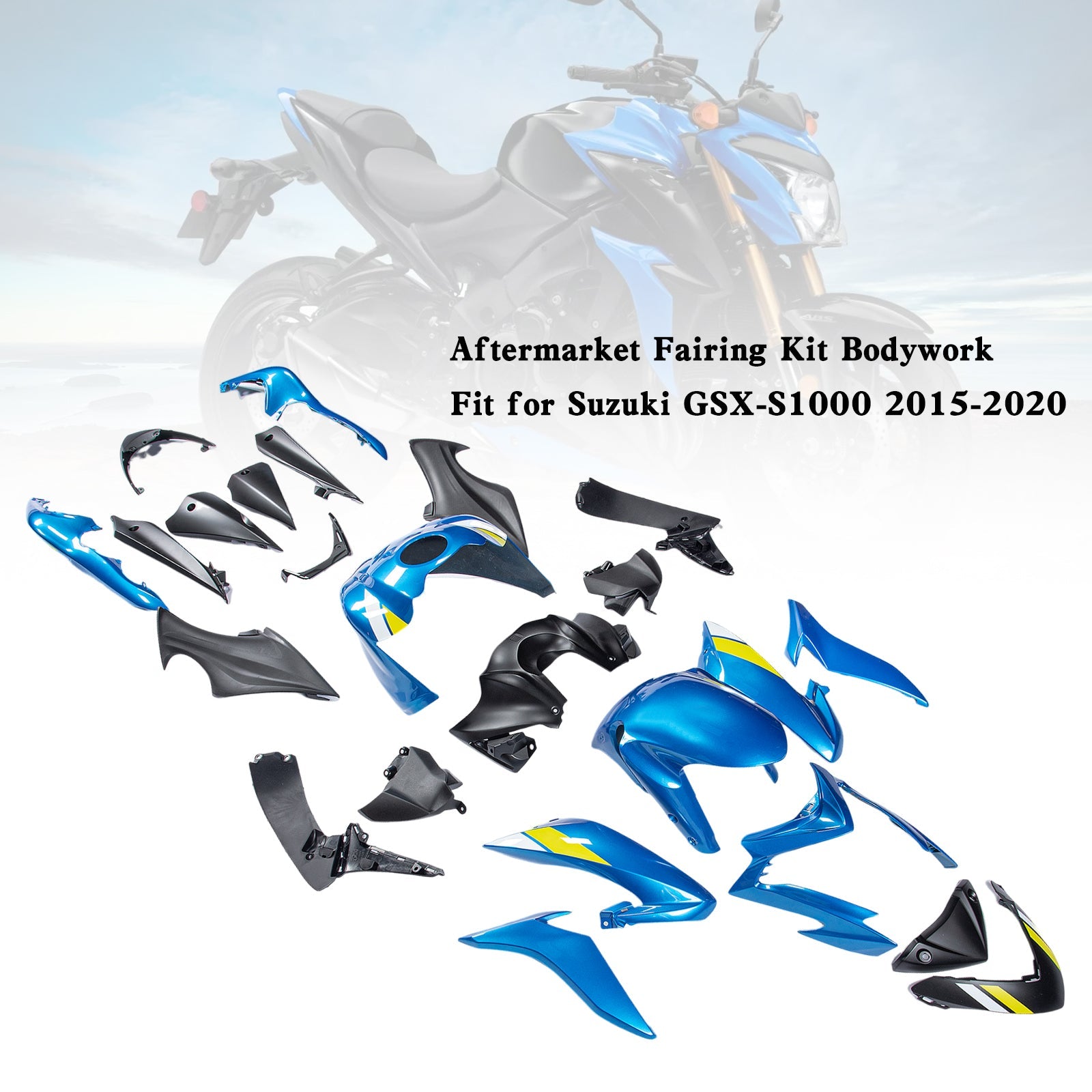 Suzuki GSX-S 1000 2015-2020 Plastic Bodywork Fairing Kit