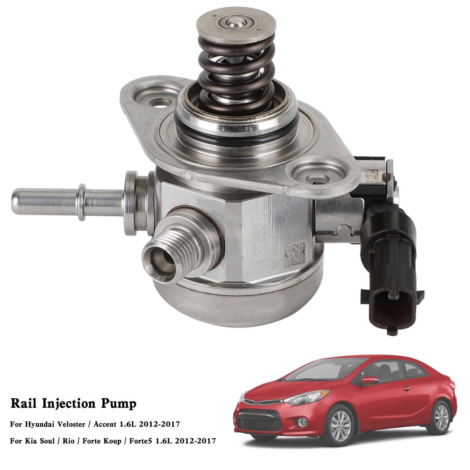 2012-2017 Hyundai Veloster Accent 1.6L Direct Injection High Pressure Fuel Pump 35320-2B220