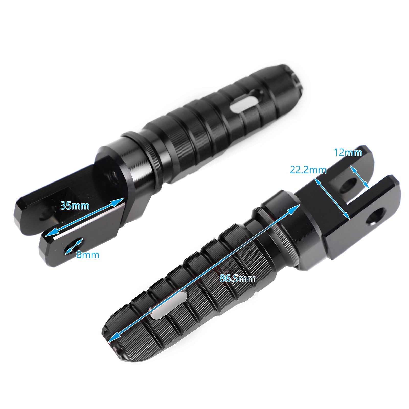 Triumph Street Triple 765/R/S/RS Daytona 675/R 제네릭용 앞 발판 발 페그