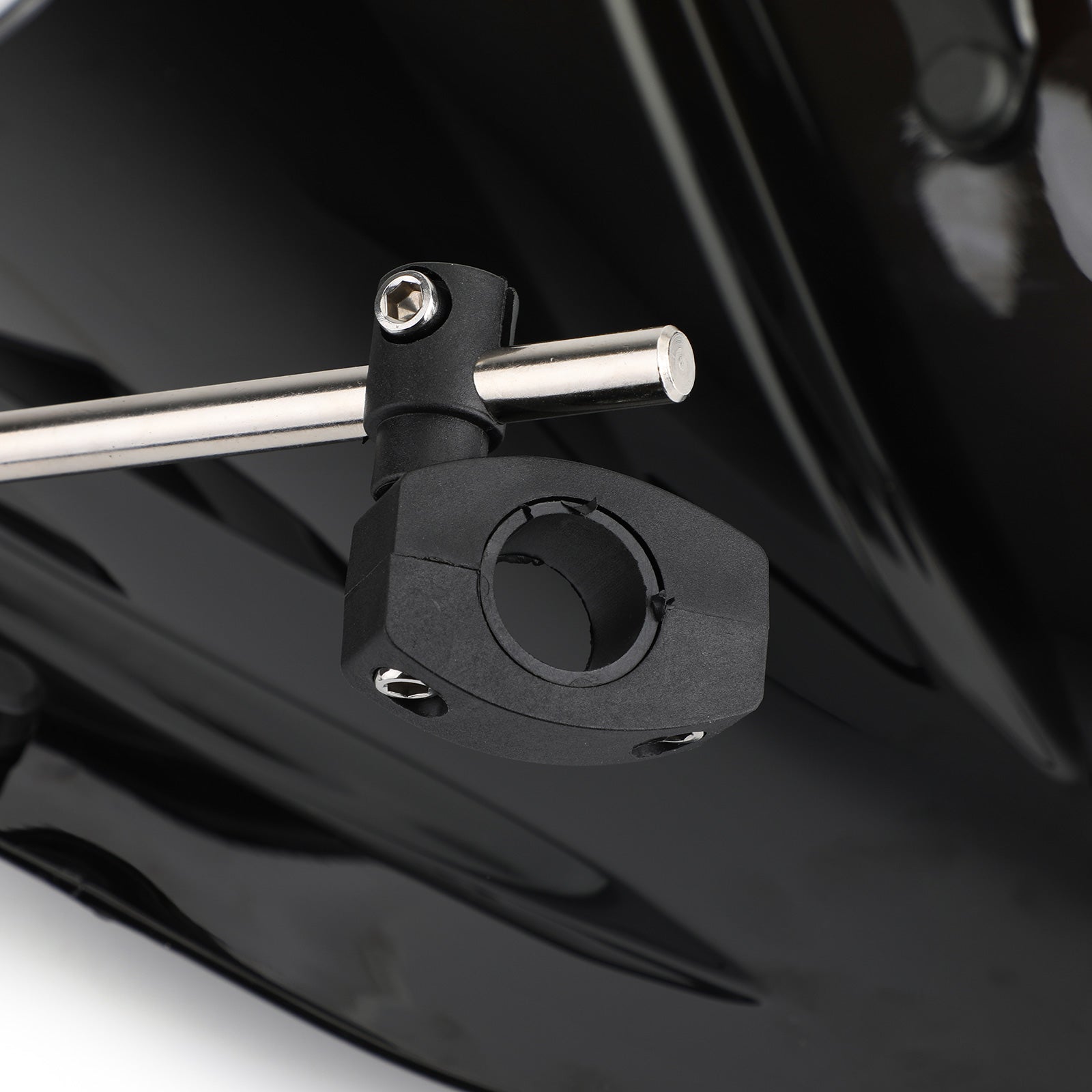 Universal 7/8'' 22mm Handlebar ABS Plastic Motorcycle Windshield WindScreen Generic