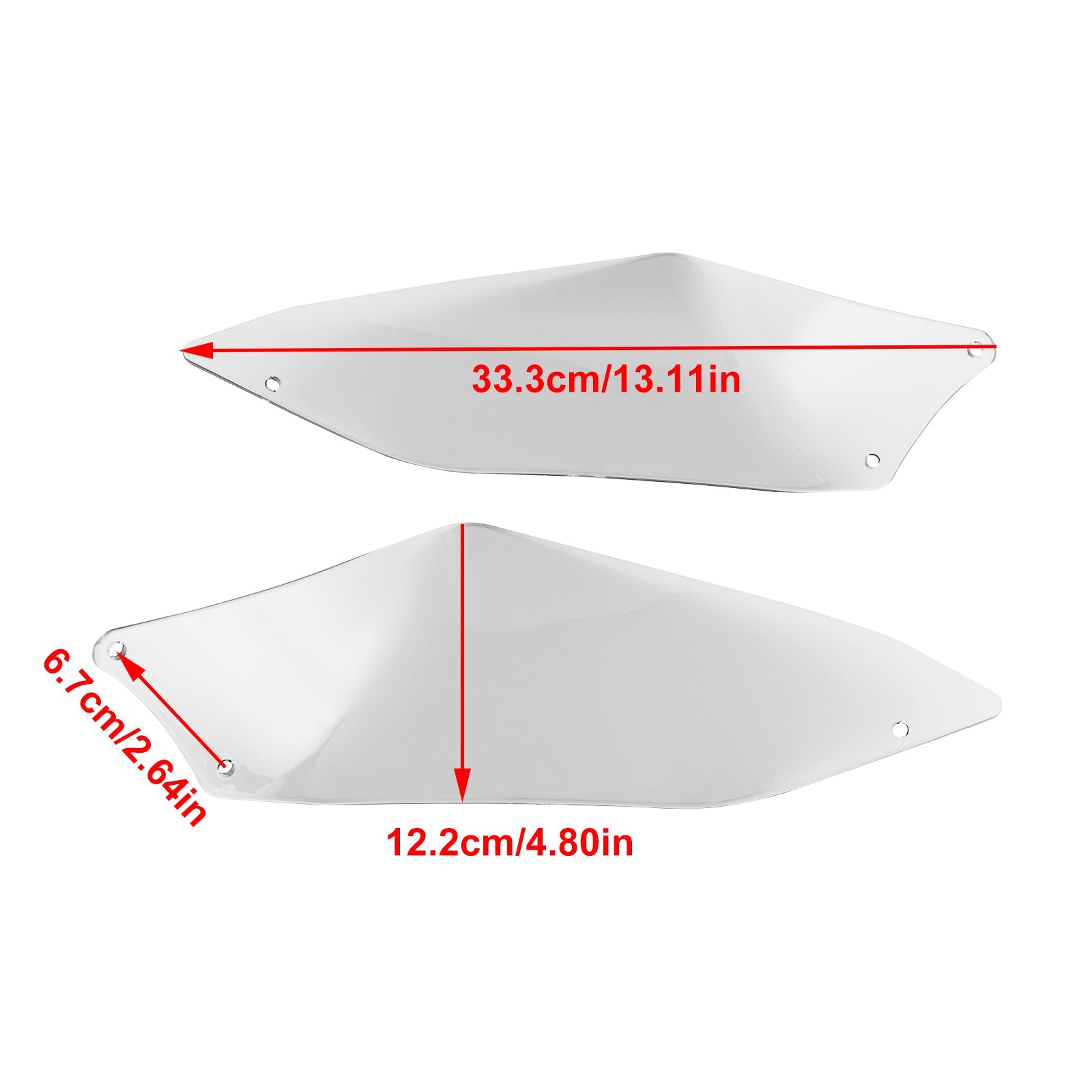 DUCATI Desert X 2022-2023 Motorcycle Deflector Side Top