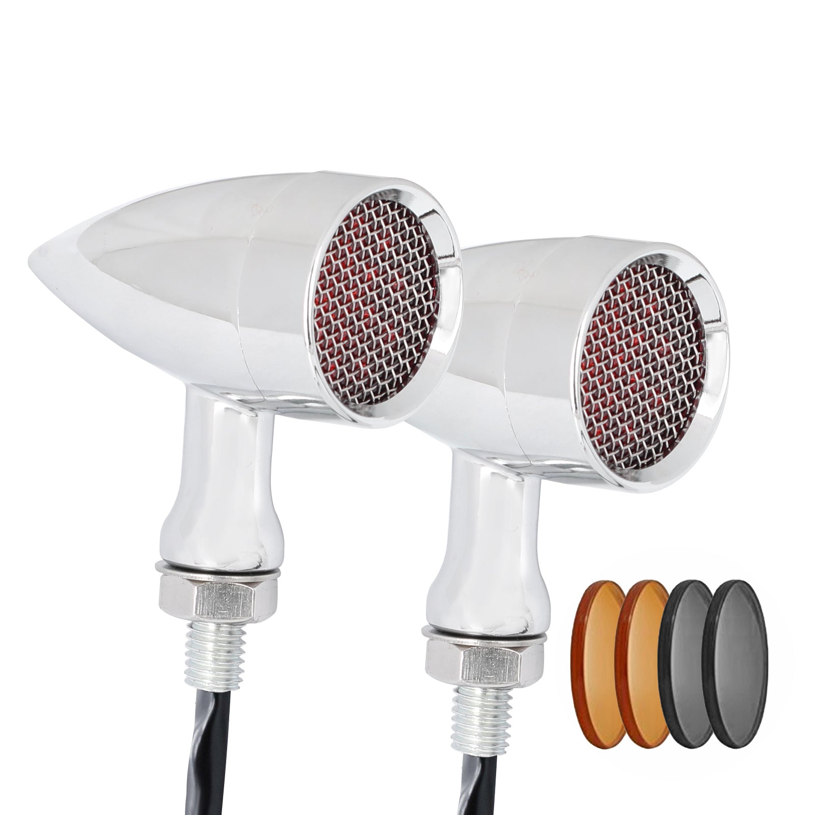 M10 Universal Motorcycle LED Turn Signal Light Indicators Blinker Lamp Generic