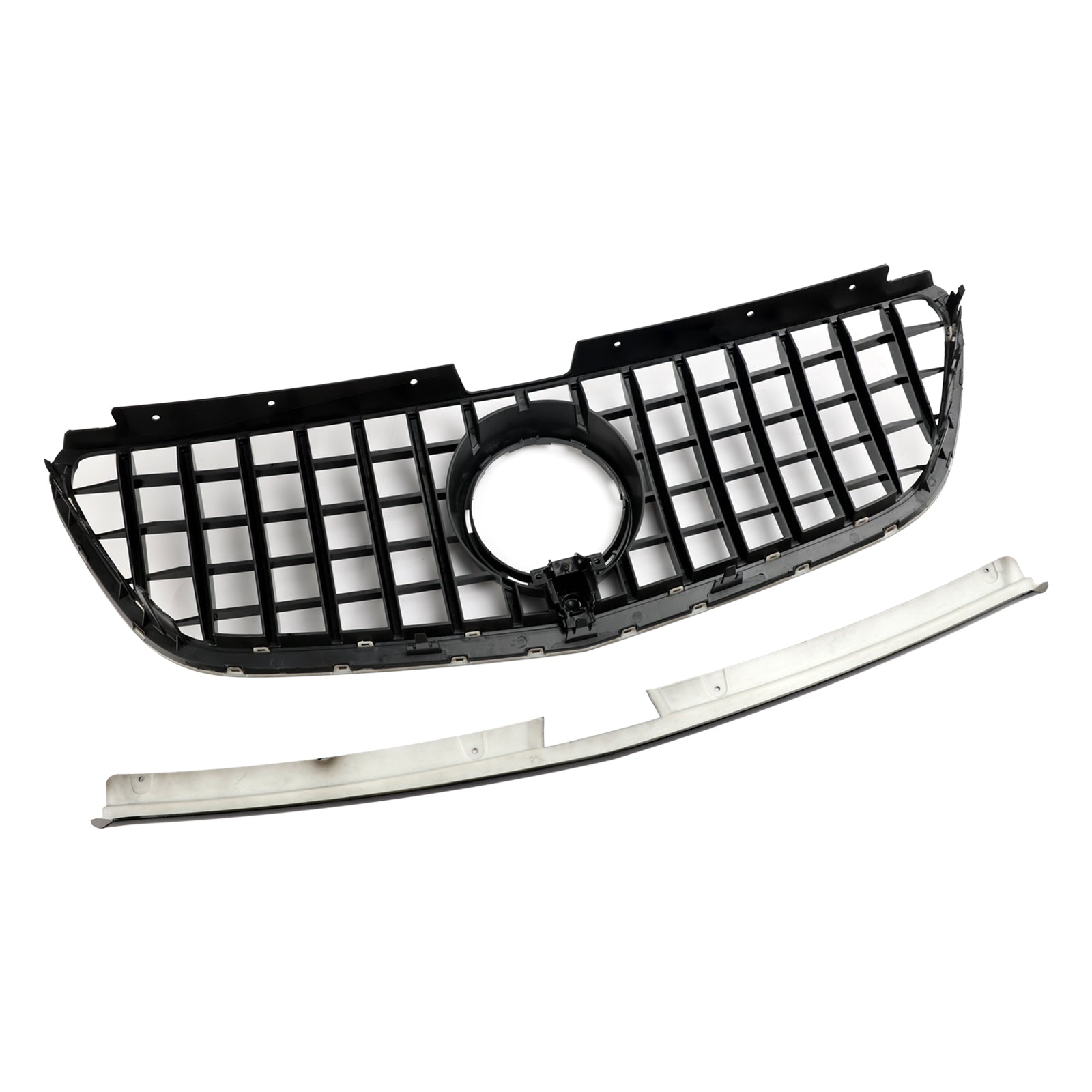 Mercedes Vito W447 2015-2019 GT Stlye Gloss Black Front Bumper Grill Grille