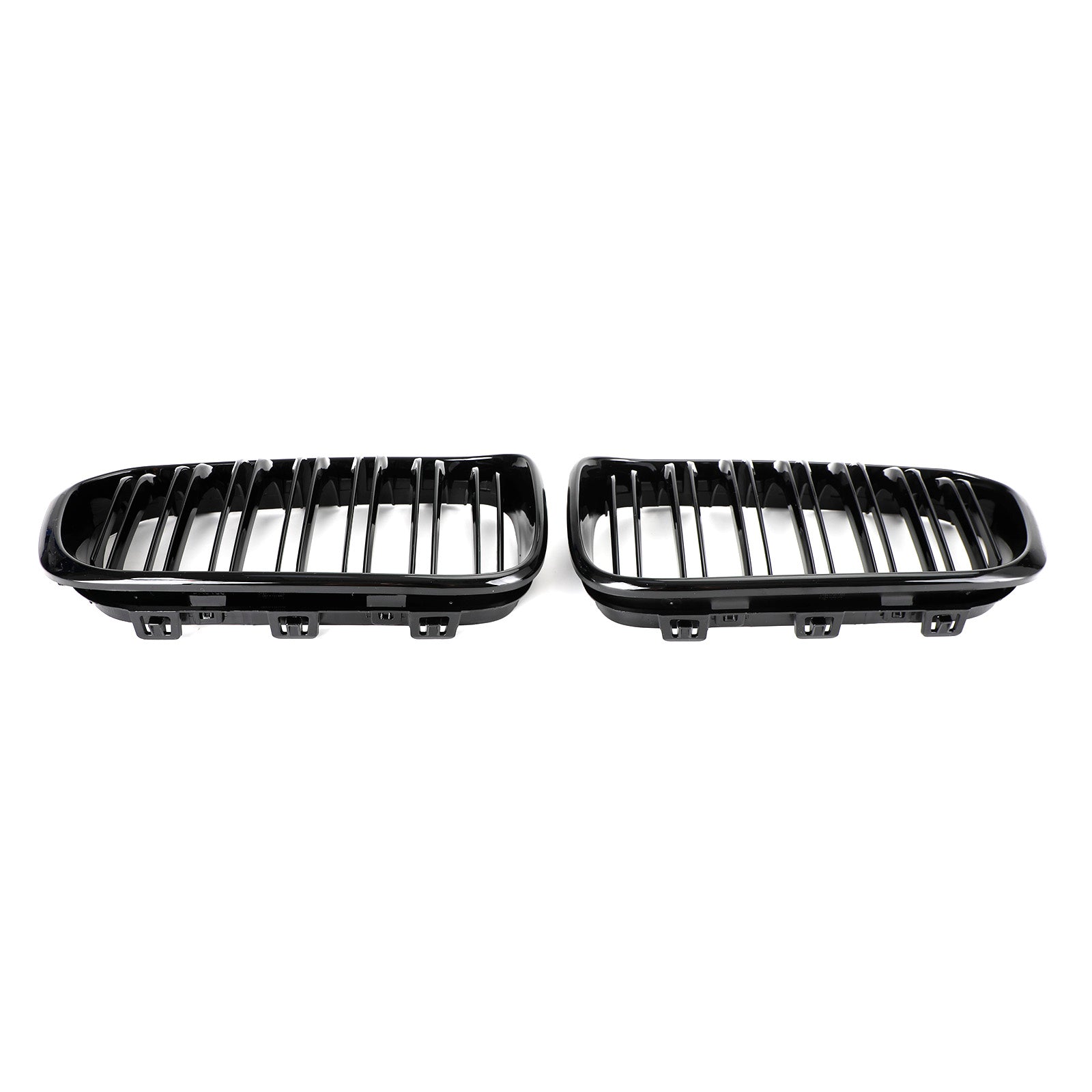 BMW 1 Series F20 F21 2015-2017 Gloss Black Double Front Kidney Grill Grille