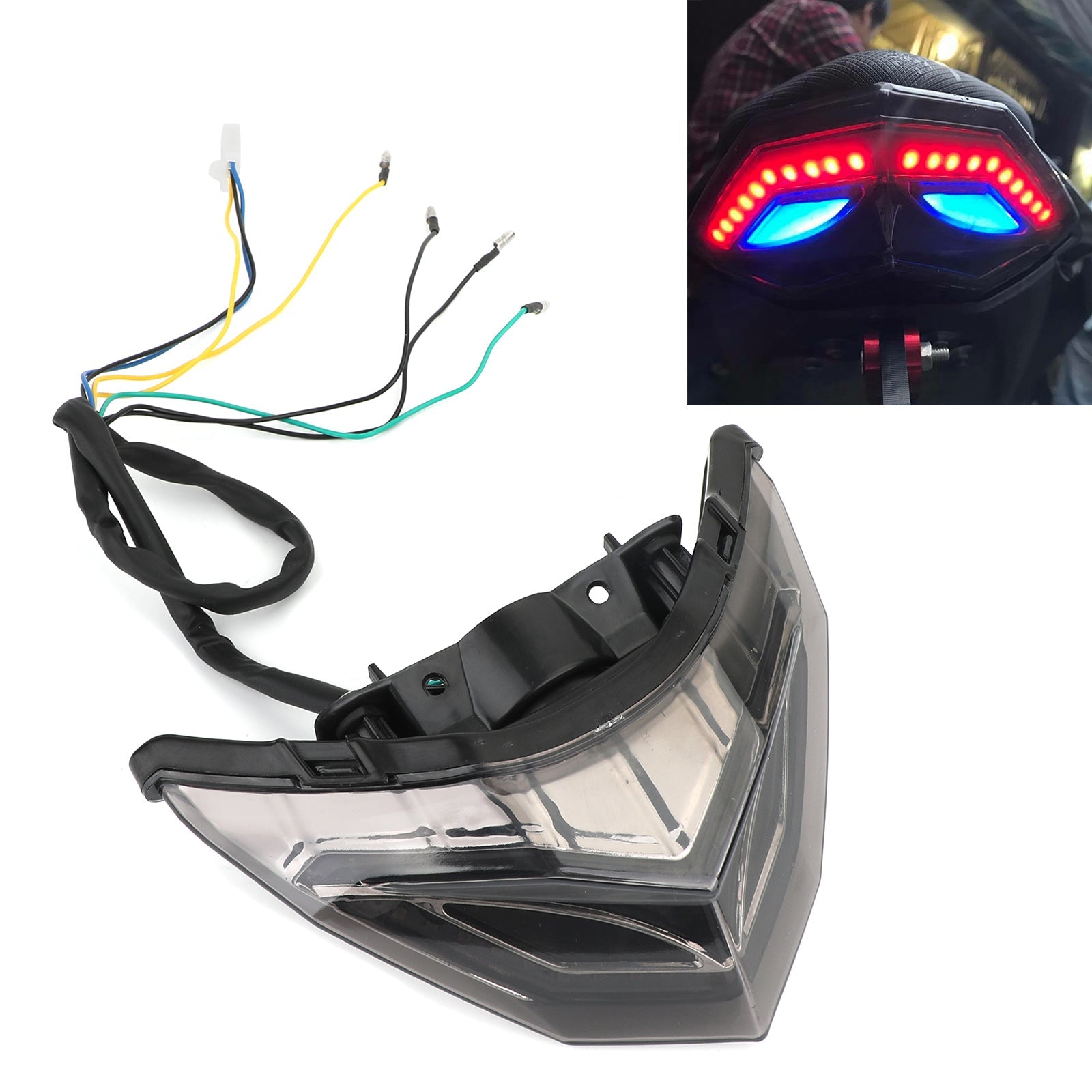 KAWASAKI Ninja 250 300 2013-2017용 후방 브레이크 방향 지시등 테일라이트 일반