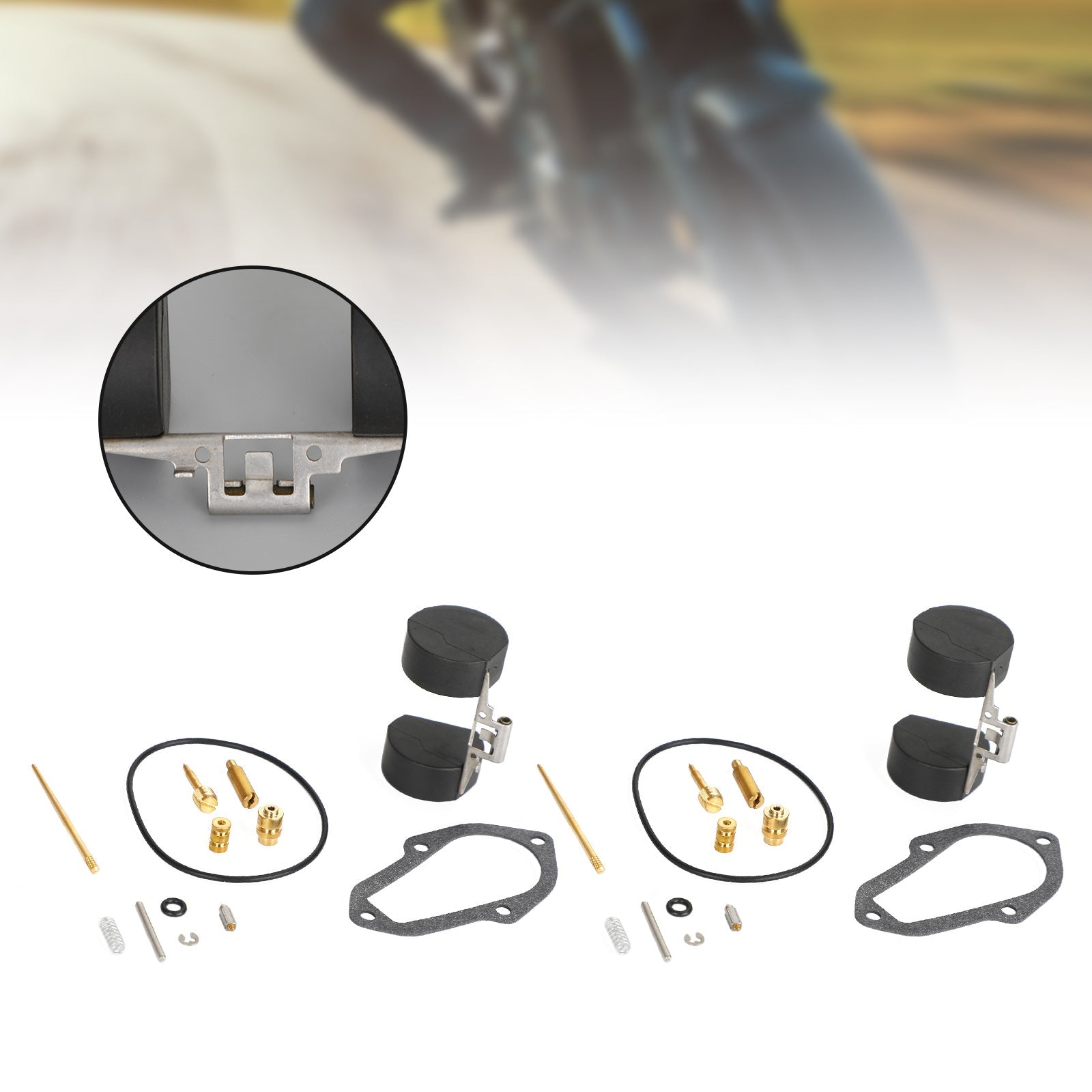 Honda XL250 Motosport 250 1972-1975용 2X 기화기 기화기 수리 키트 일반
