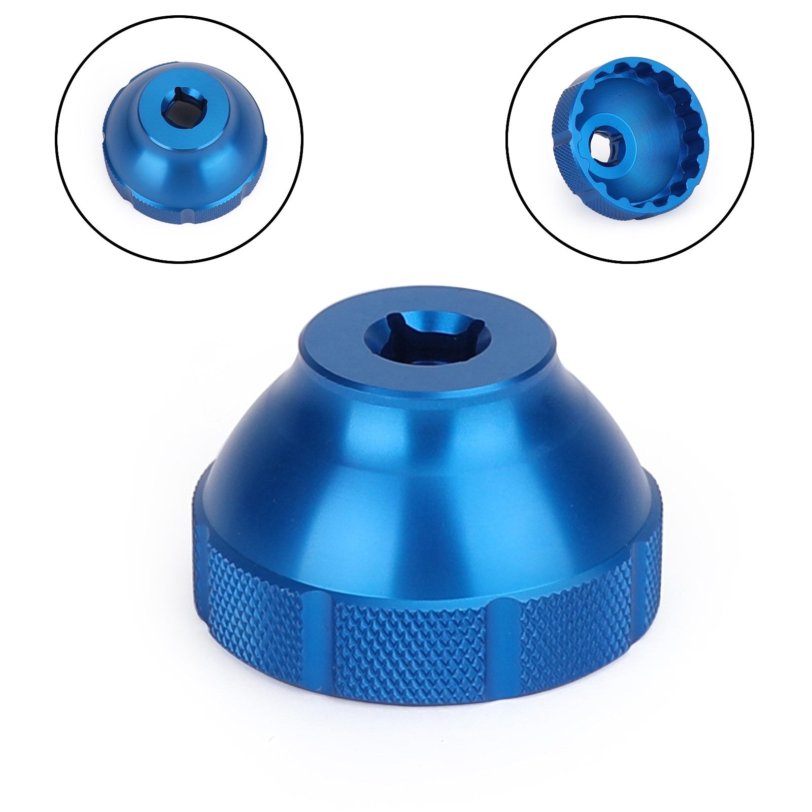 BBT-69.2 16-Notch 44mm 3/8" Drive External Bottom Bracket Tool Black/Blue