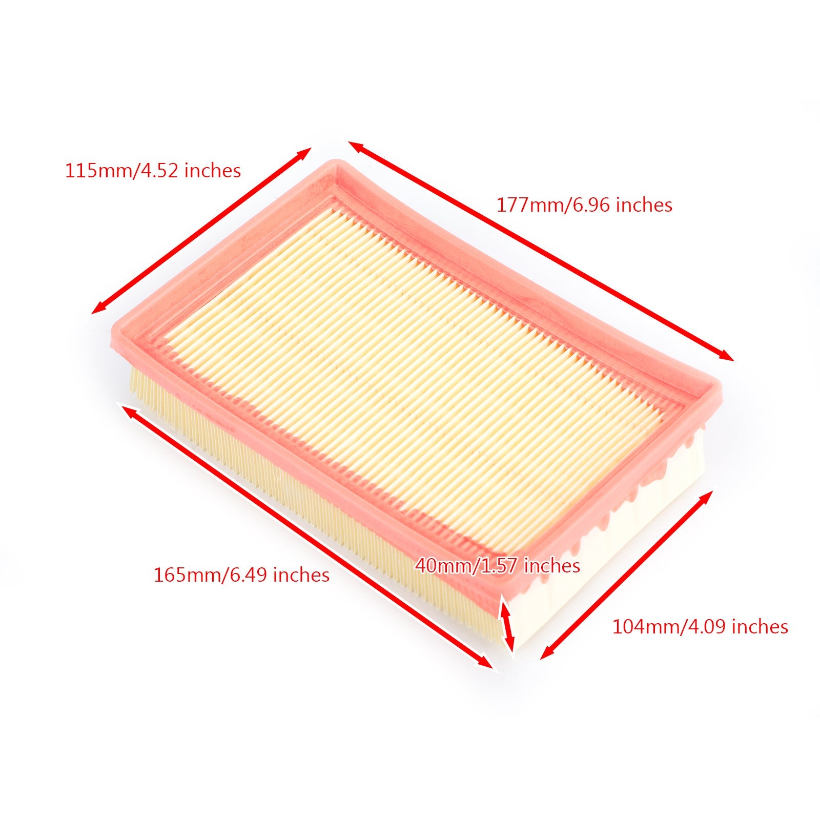 Air Cleaner Filter Element Fit for BMW R1200 GS R RS RT LC R1250 GS R RS RT 2013-2024 | 13727726799