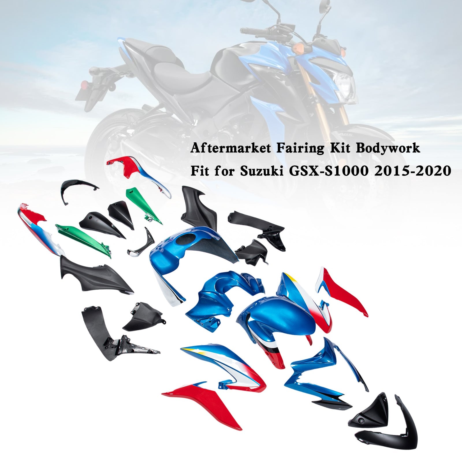 Suzuki GSX-S 1000 2015-2020 Plastic Bodywork Fairing Kit