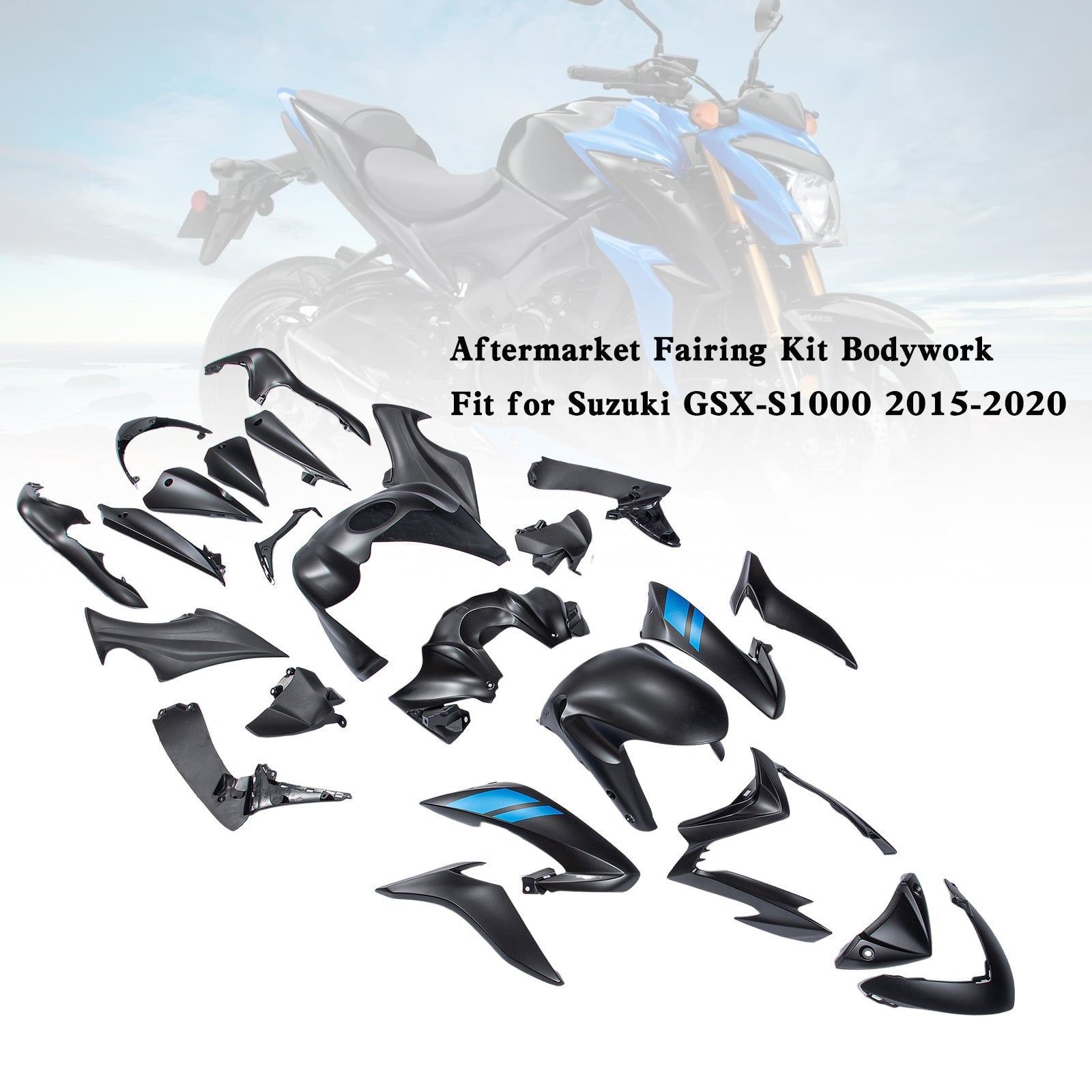 Suzuki GSX-S 1000 2015-2020 Plastic Bodywork Fairing Kit