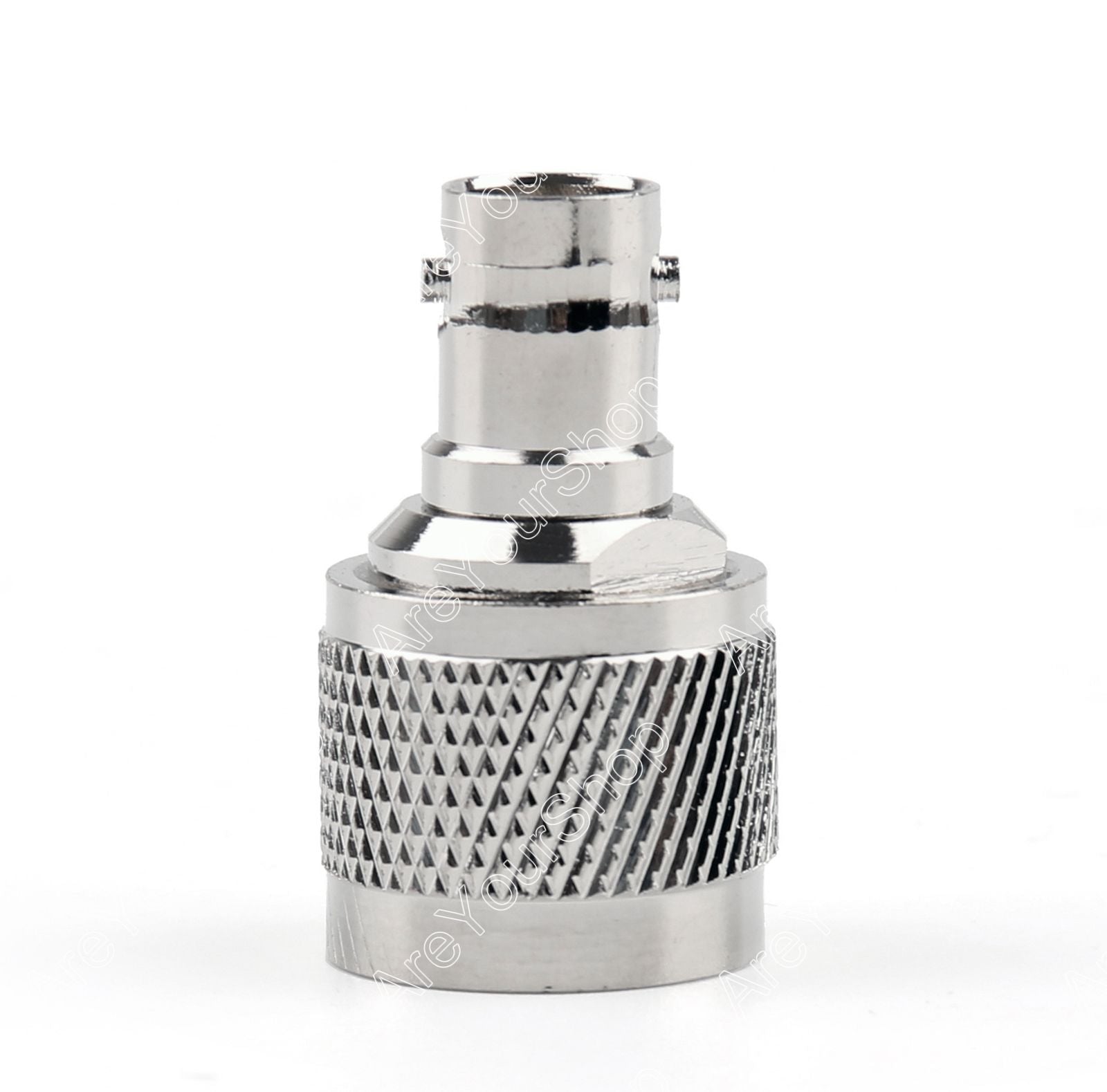 1 adaptador de pieza N enchufe macho a BNC hembra conector RF recto M/F