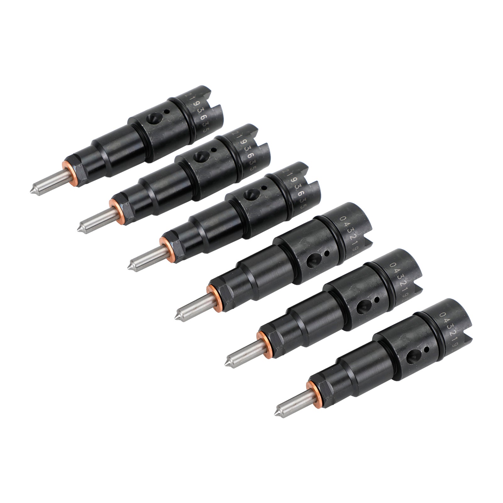 1998-2002 Dodge Cummins 5.9L 40-50 HP 6PCS Fuel Injectors 0432193635 RV275