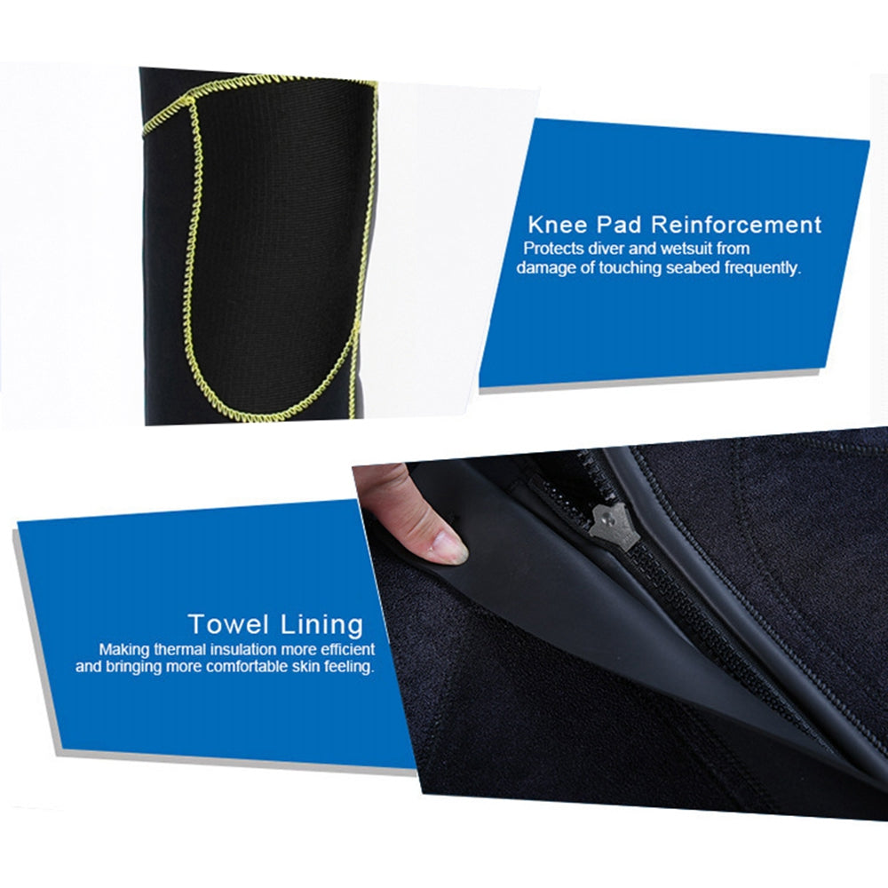 5mm Women Neoprene Wetsuit Surfing Diving Suit Full Body Snorkeling Triathlon