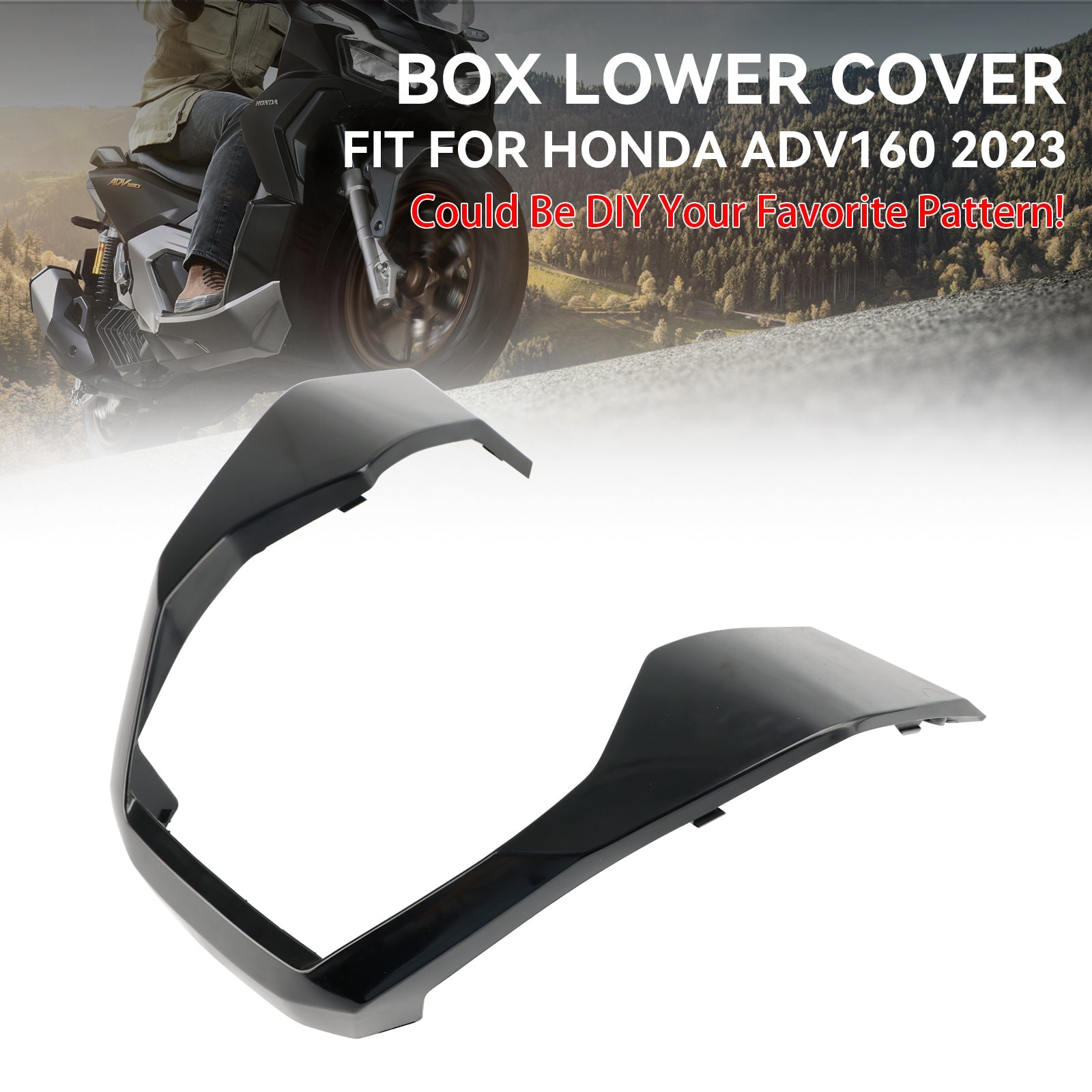 Honda ADV 160 2023 2024 Bodywork Fairing ABS Injection Molding Unpainted