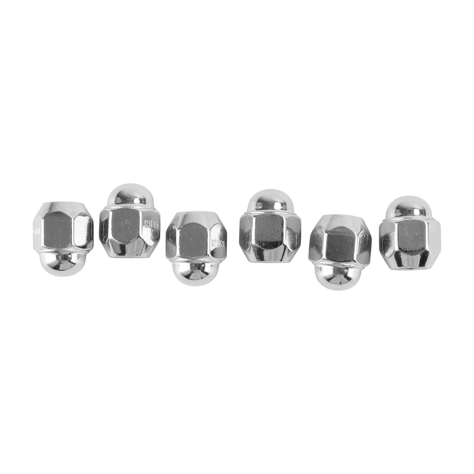 6PCS Chrome Wheel Nut Fit Nissan Patrol GQ Y60 GU Y61 Fit Ford Maverick