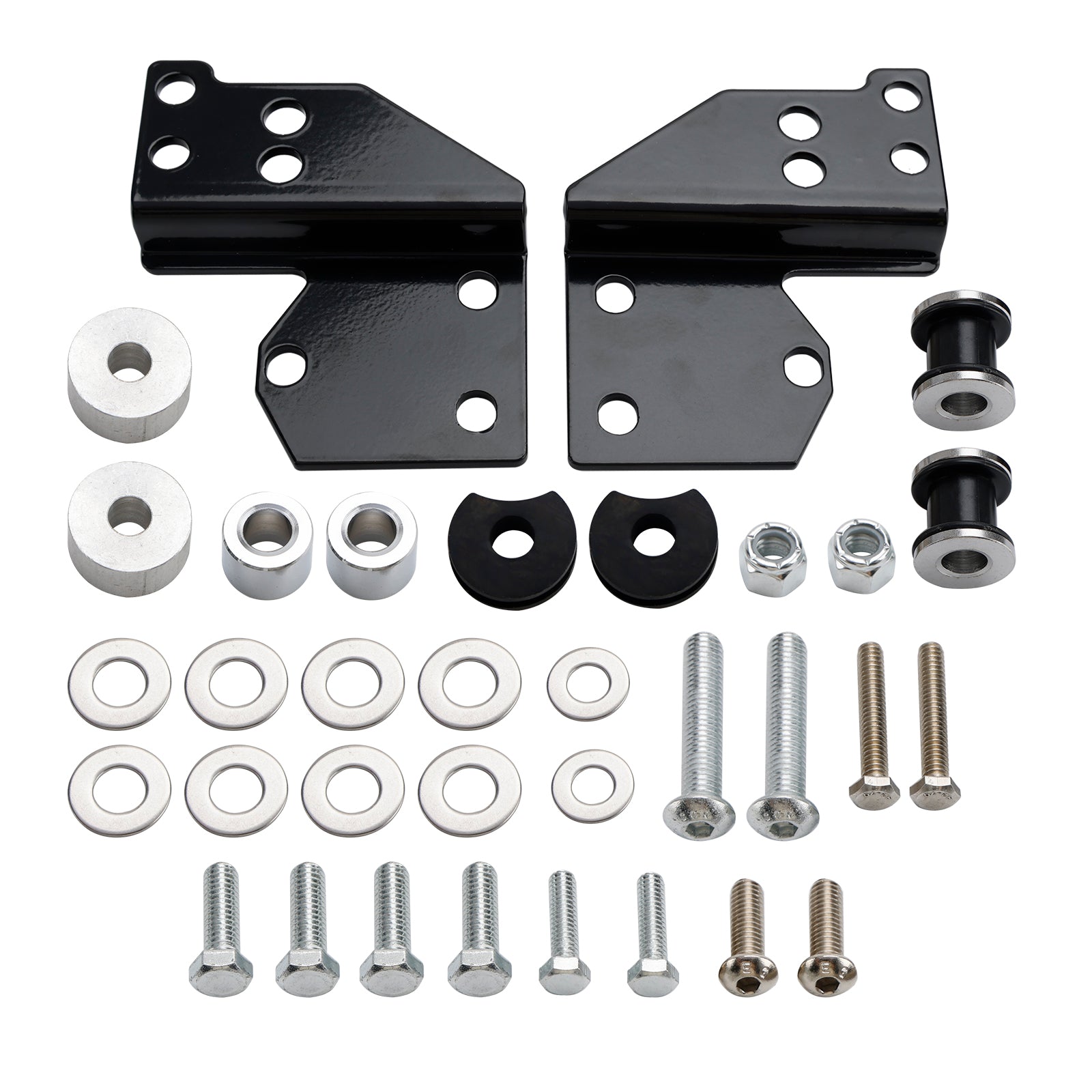 로드 킹 로드 글라이드 스트리트 글라이드 1997-2008 등받이 시시 바 도킹 하드웨어