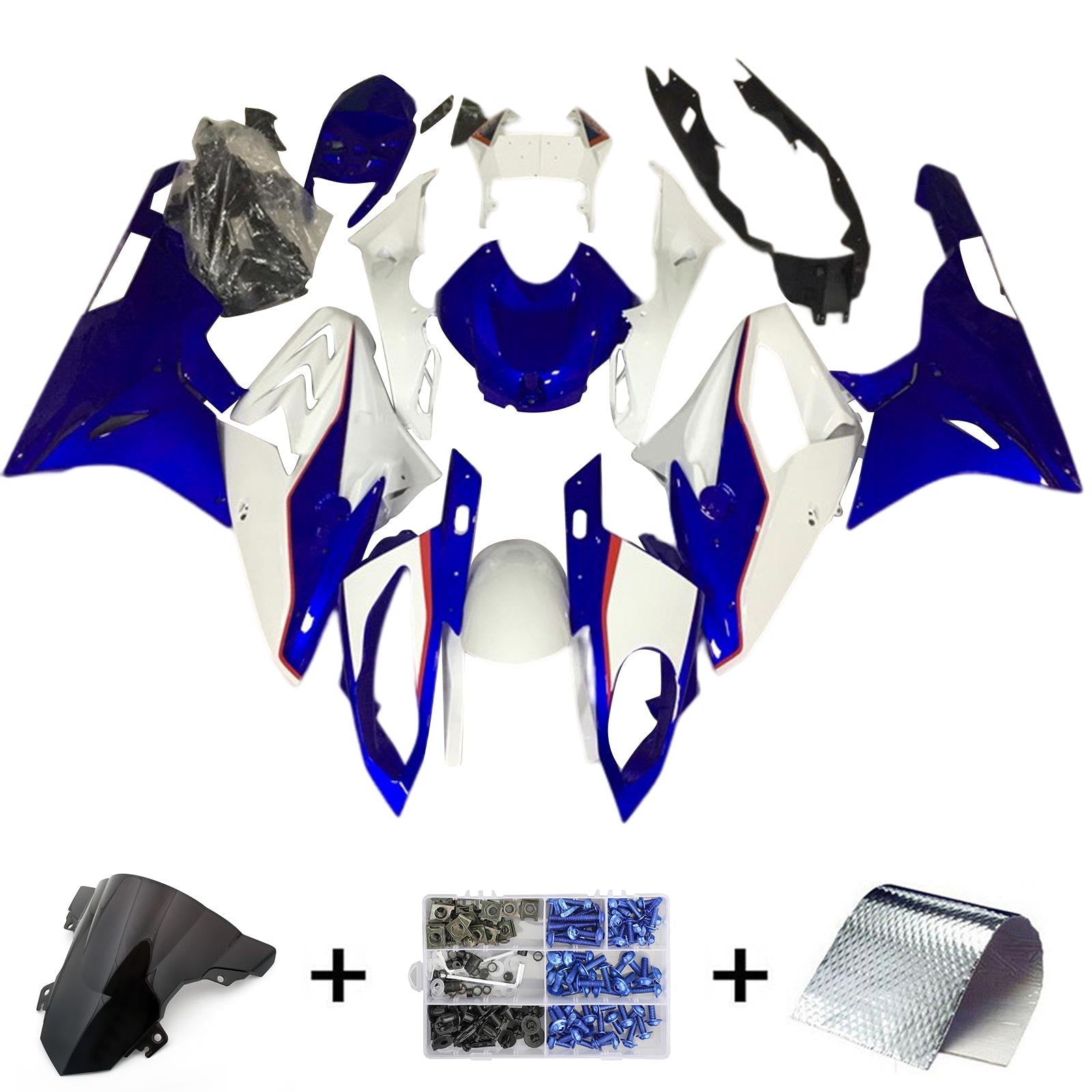 Amotopart BMW S1000RR 2017-2018 Fairing Kit Bodywork Plastic ABS