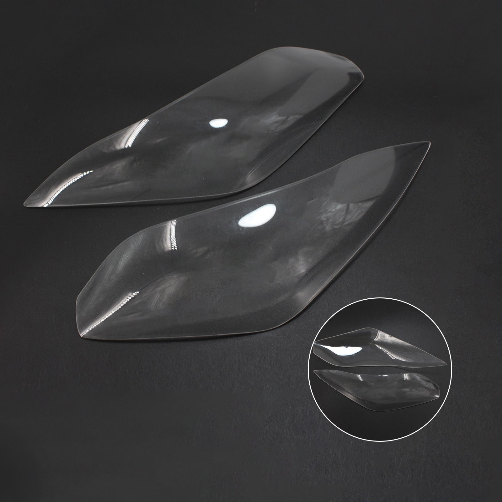Headlight Lens Guard Protector For Kawasaki Ninja 300 Versys 650 15-17 Smoke Generic