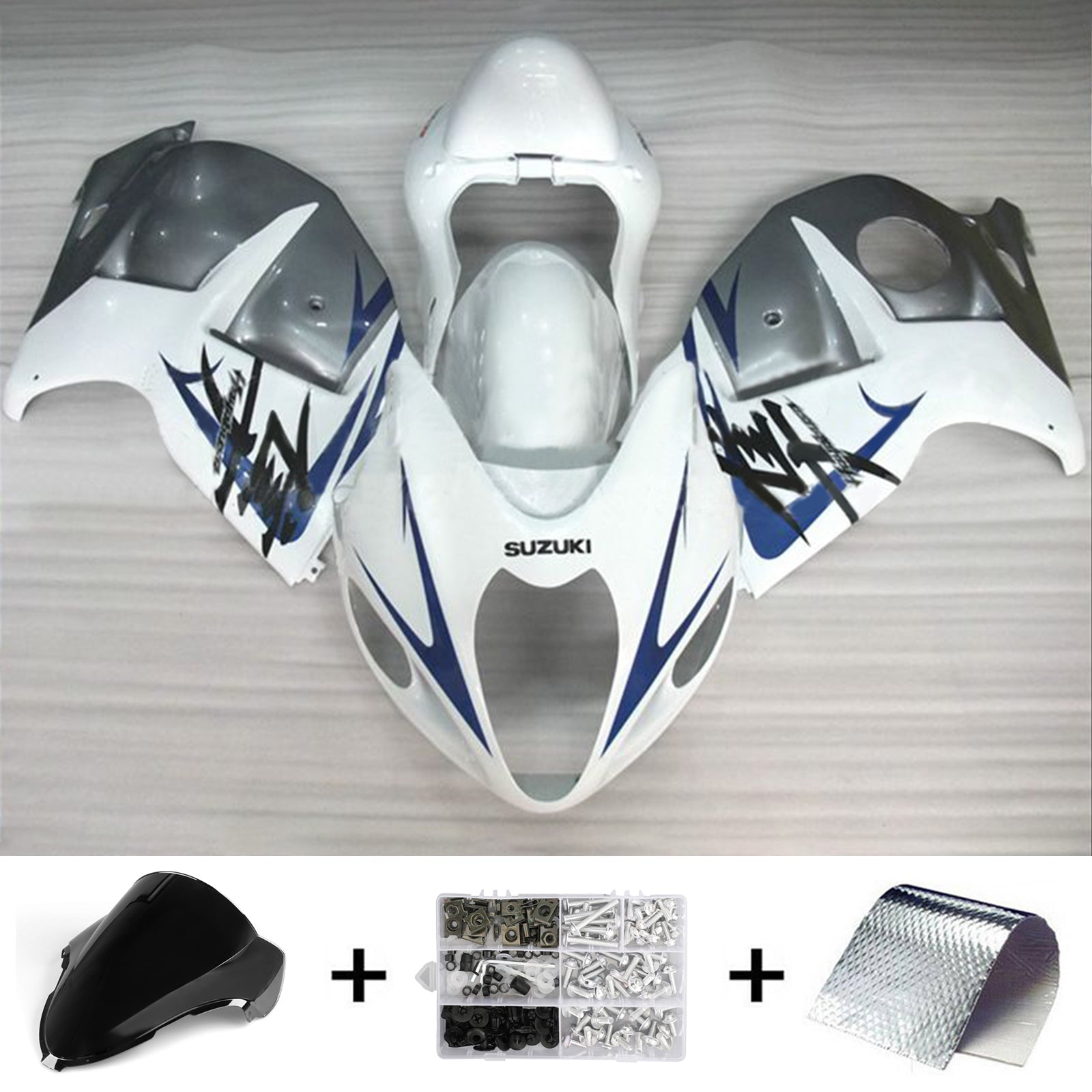 Suzuki Hayabusa GSX1300R 1999-2007 Fairing Kit Bodywork Plastic ABS