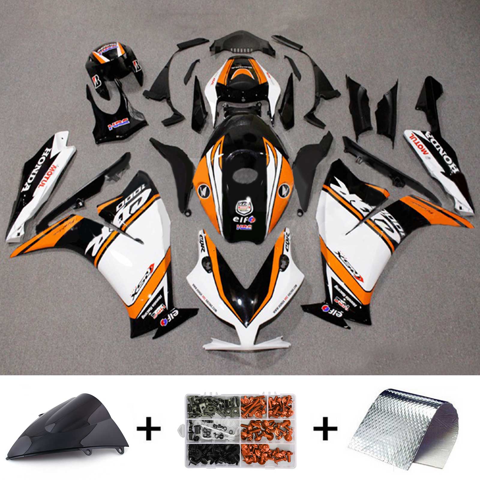 Honda CBR1000RR 2012-2016 Kit Carenado Carrocería Plástico ABS