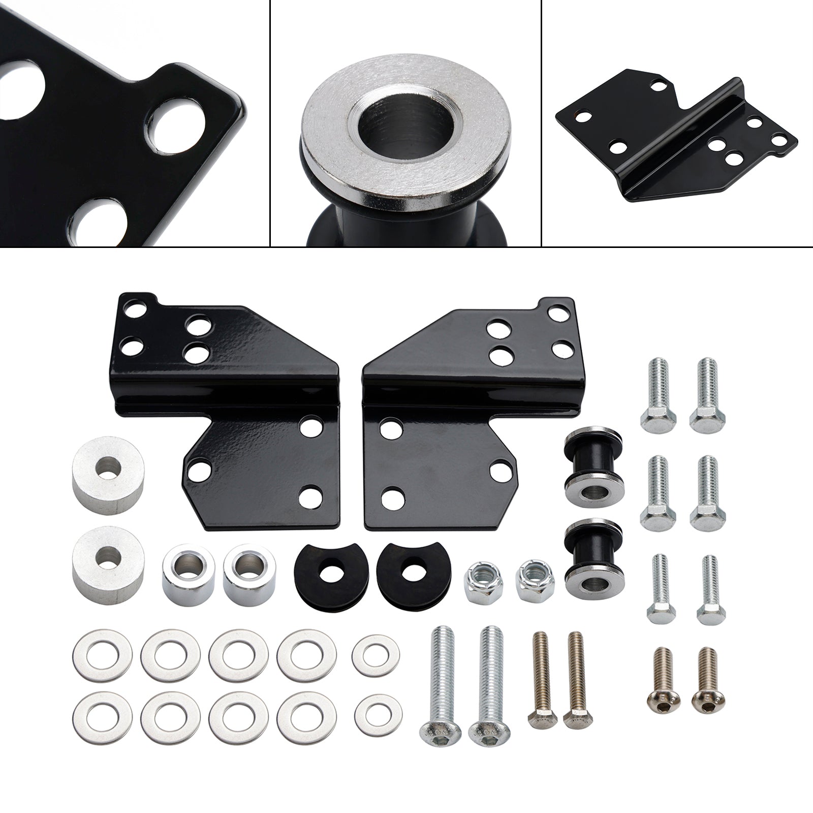 로드 킹 로드 글라이드 스트리트 글라이드 1997-2008 등받이 시시 바 도킹 하드웨어