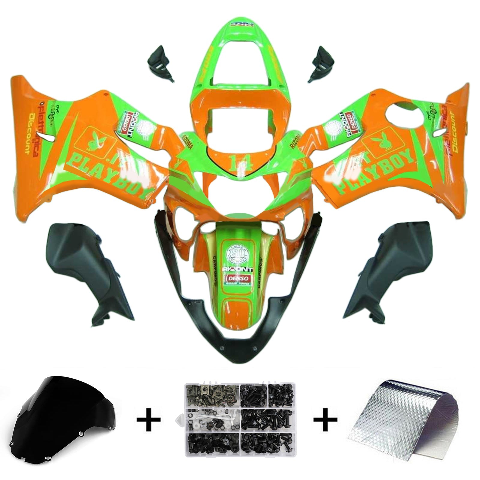 Honda CBR600 F4i 2001-2003 Fairing Kit Bodywork Plastic ABS
