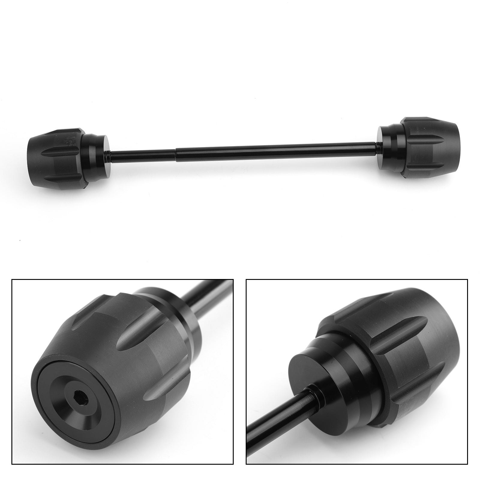 FRONT Axle Fork Crash Sliders Wheel Pad Fit for Kawasaki Z900 ZR900 17-19 Generic