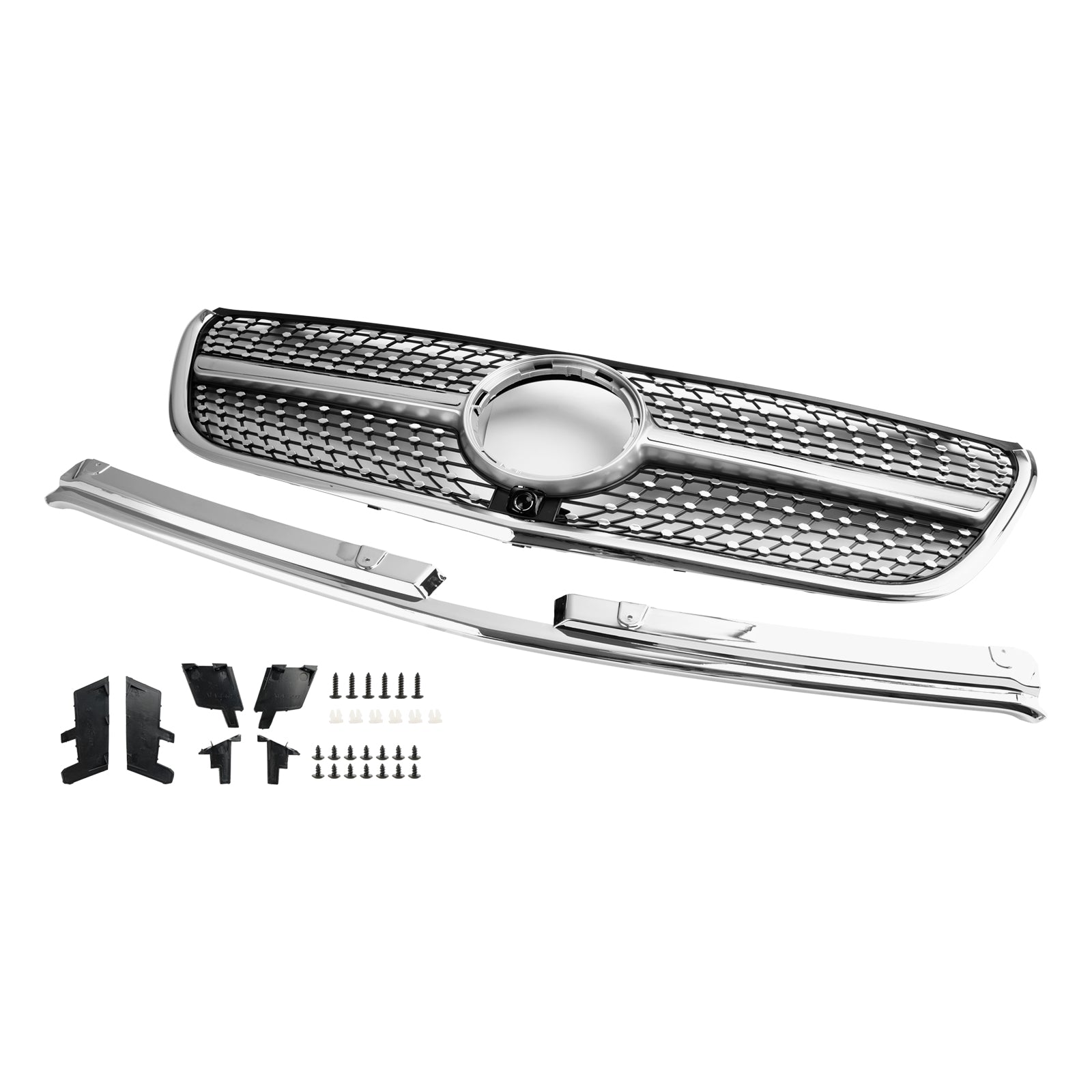 Parrilla de parachoques delantero de diamante para Mercedes Vito W447 2015-2019 GT Stlye