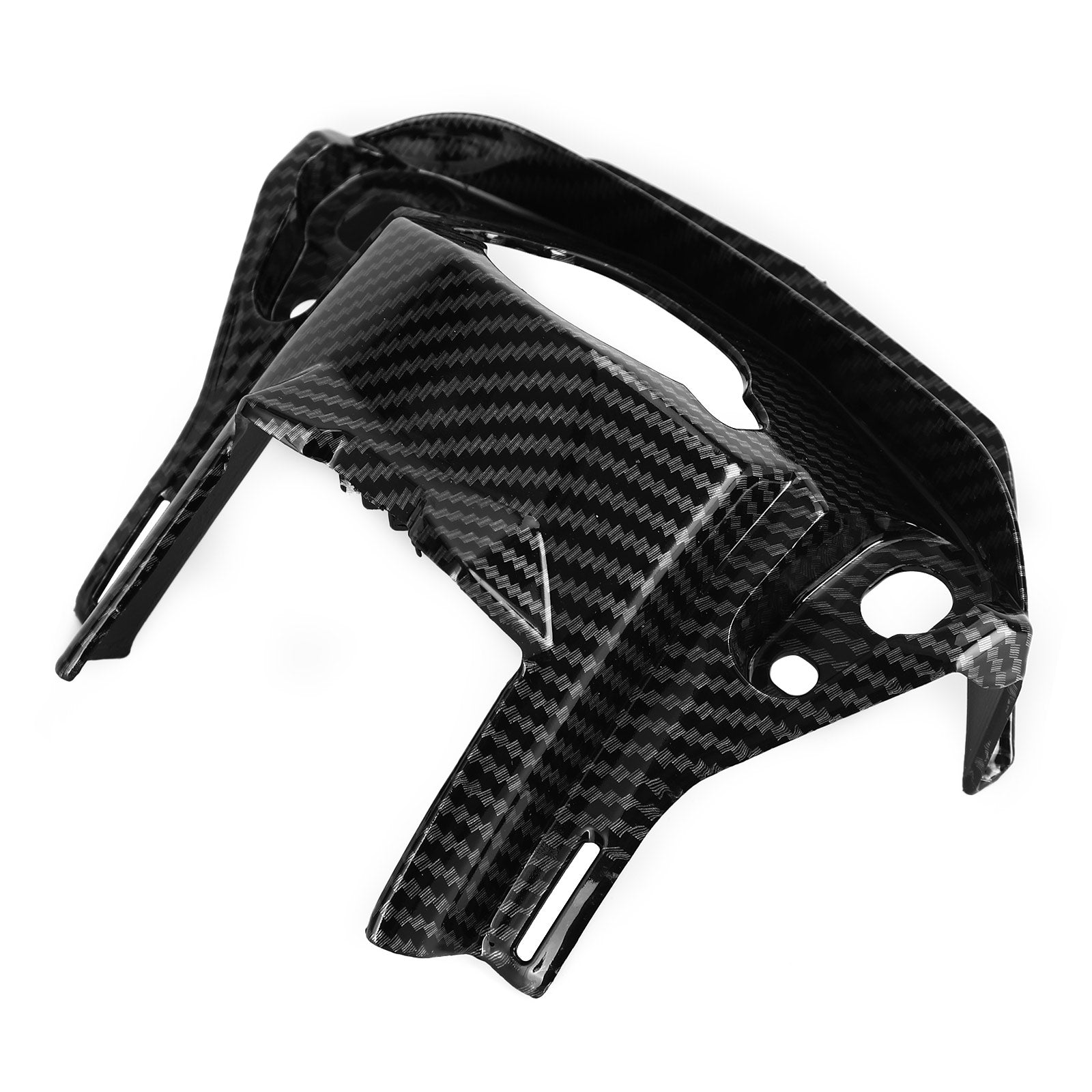 Cubierta embellecedora de cubierta de bloqueo de llave delantera de carbono para Honda CB650R CBR650R 2019-2021 genérico