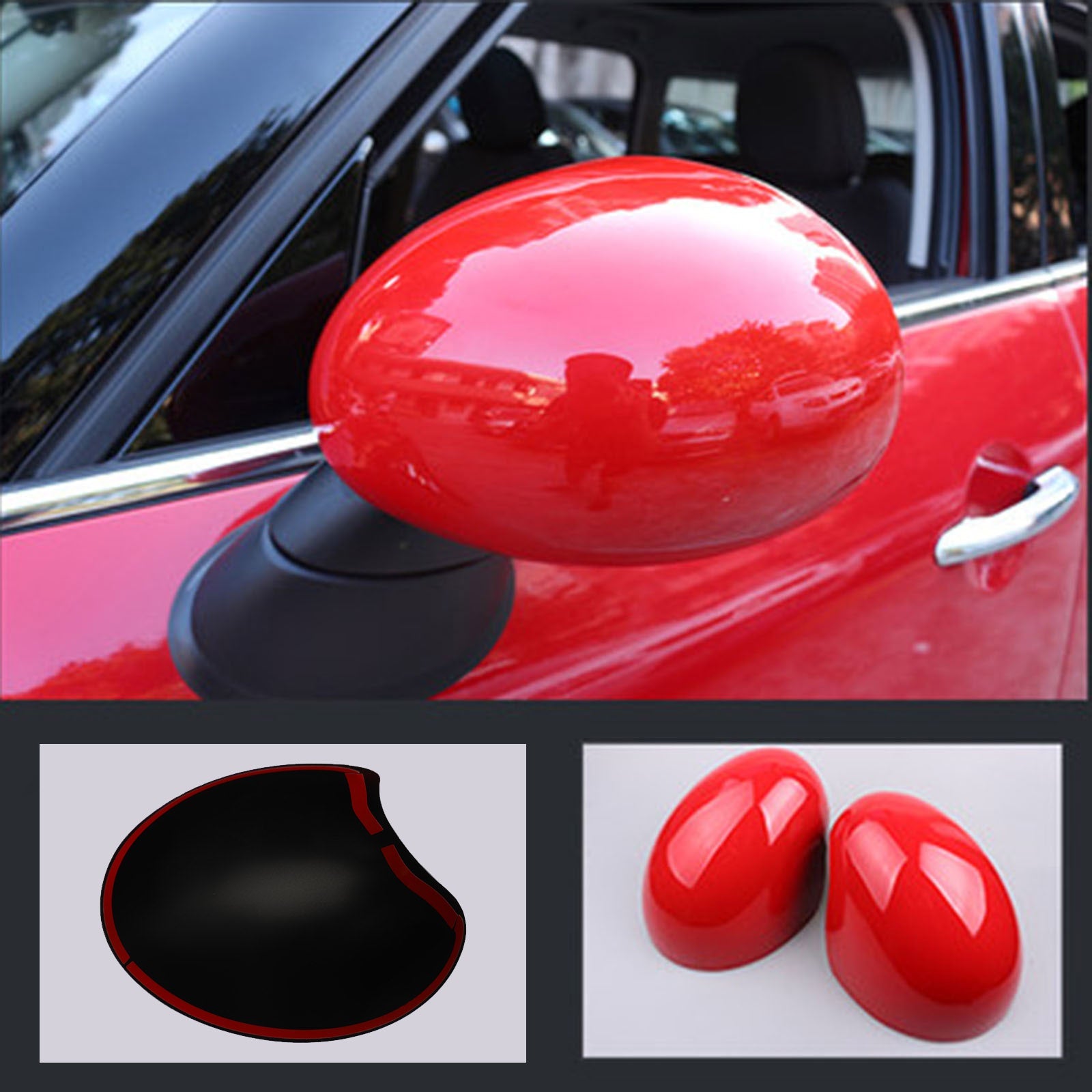 Mirror Covers for MINI Cooper R55 R56 R57 R58 R59 R60 R61 Power Fold Mirror
