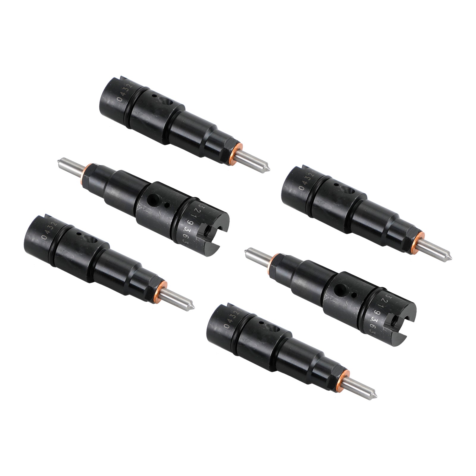 1998-2002 Dodge Cummins 5.9L 40-50 HP 6PCS Fuel Injectors 0432193635 RV275