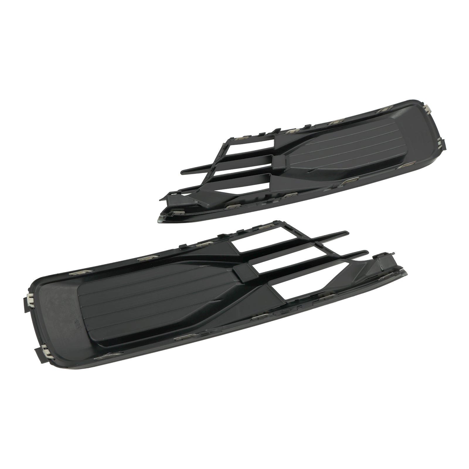 Audi A6 C7 2014-2018 2 piezas parachoques delantero cubierta de luz antiniebla parrilla negra