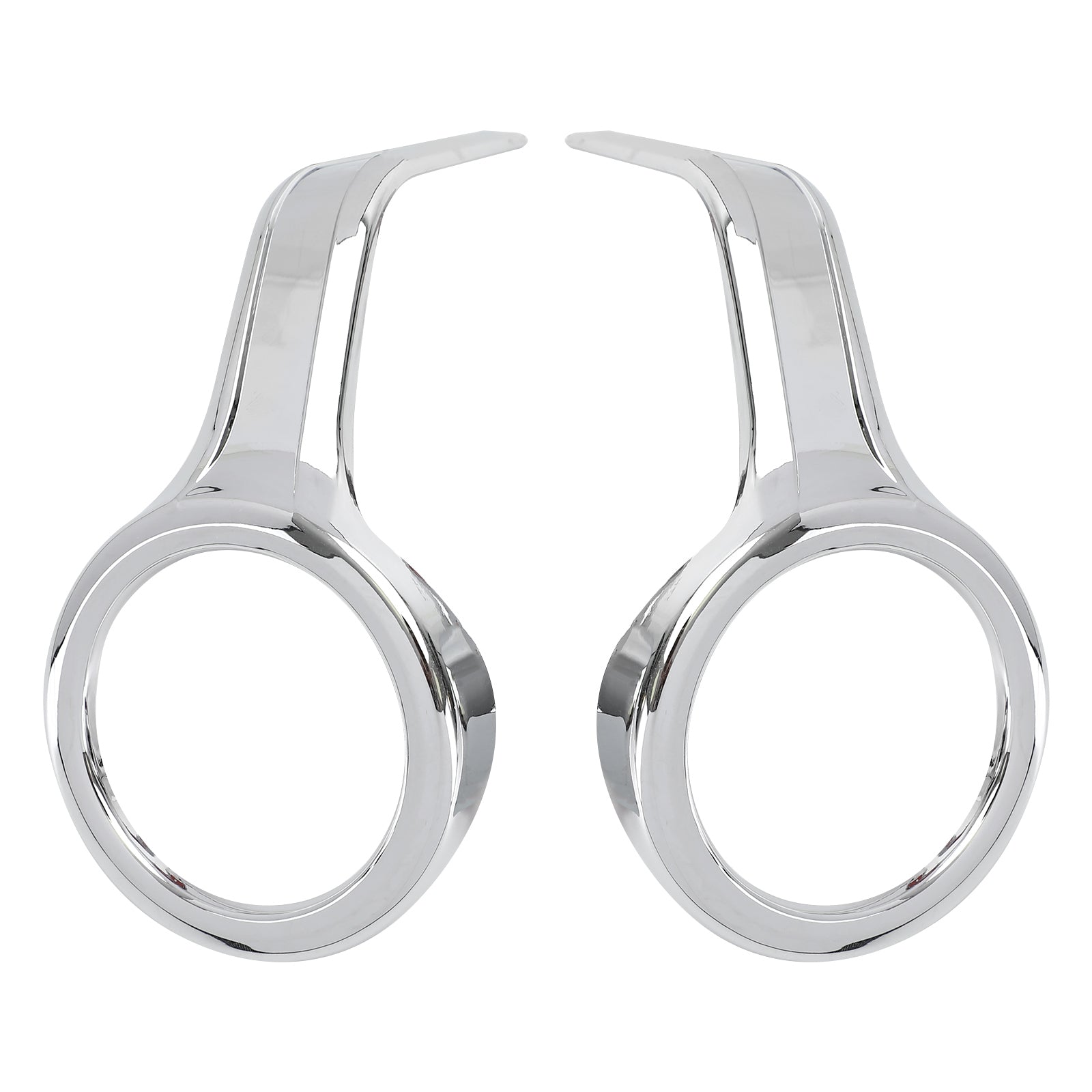 Chrome Fog Light Trim Rings Case for HONDA Goldwing GL1800 F6B 2018-2021 Generic