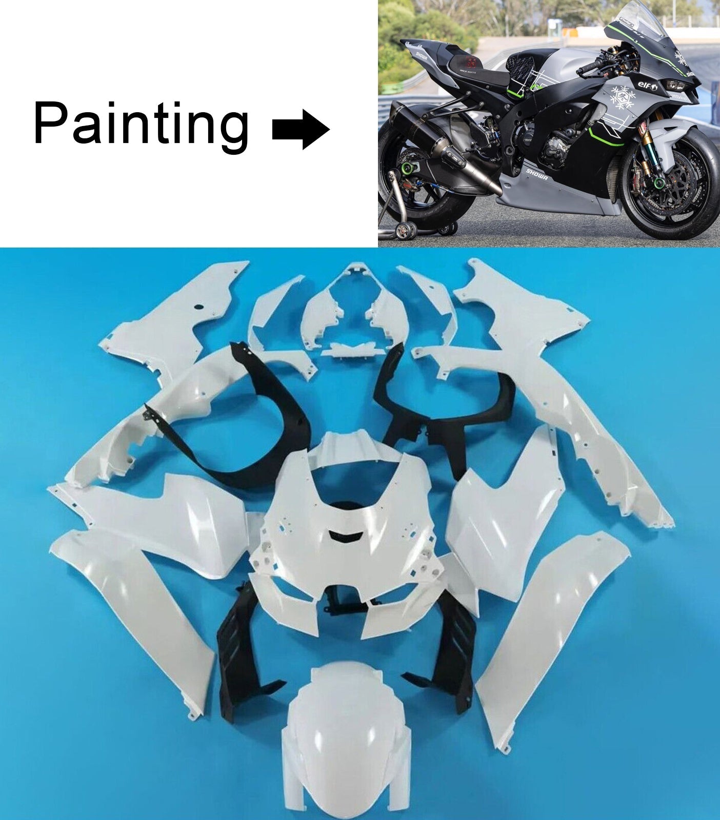 Kawasaki ZX-10R ZX-10RR 2021-2025 Fairing Kit Bodywork ABS