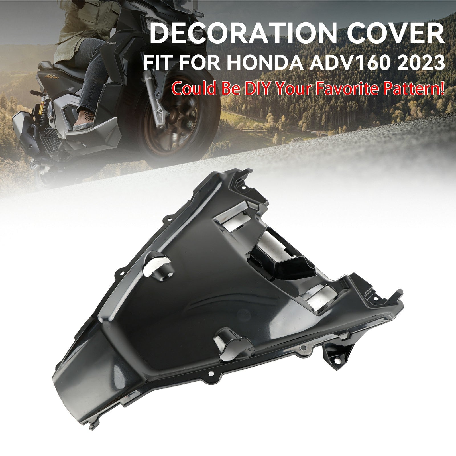 Honda ADV 160 2023 2024 Bodywork Fairing ABS Injection Molding Unpainted